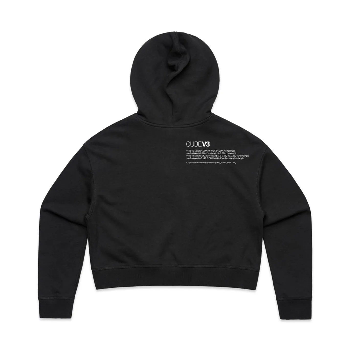deadmau5 Cube V3 Crop Hoodie