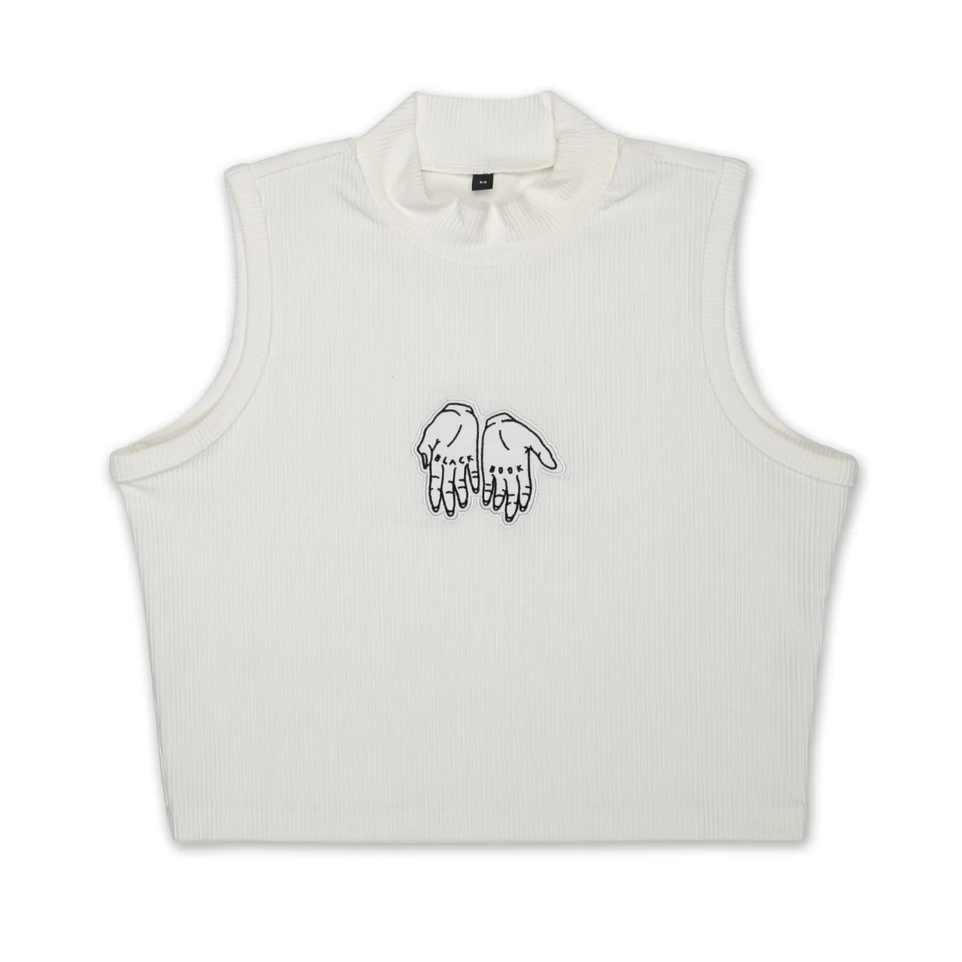 Chris Lake BLACK BOOK PATCH CROP TOP