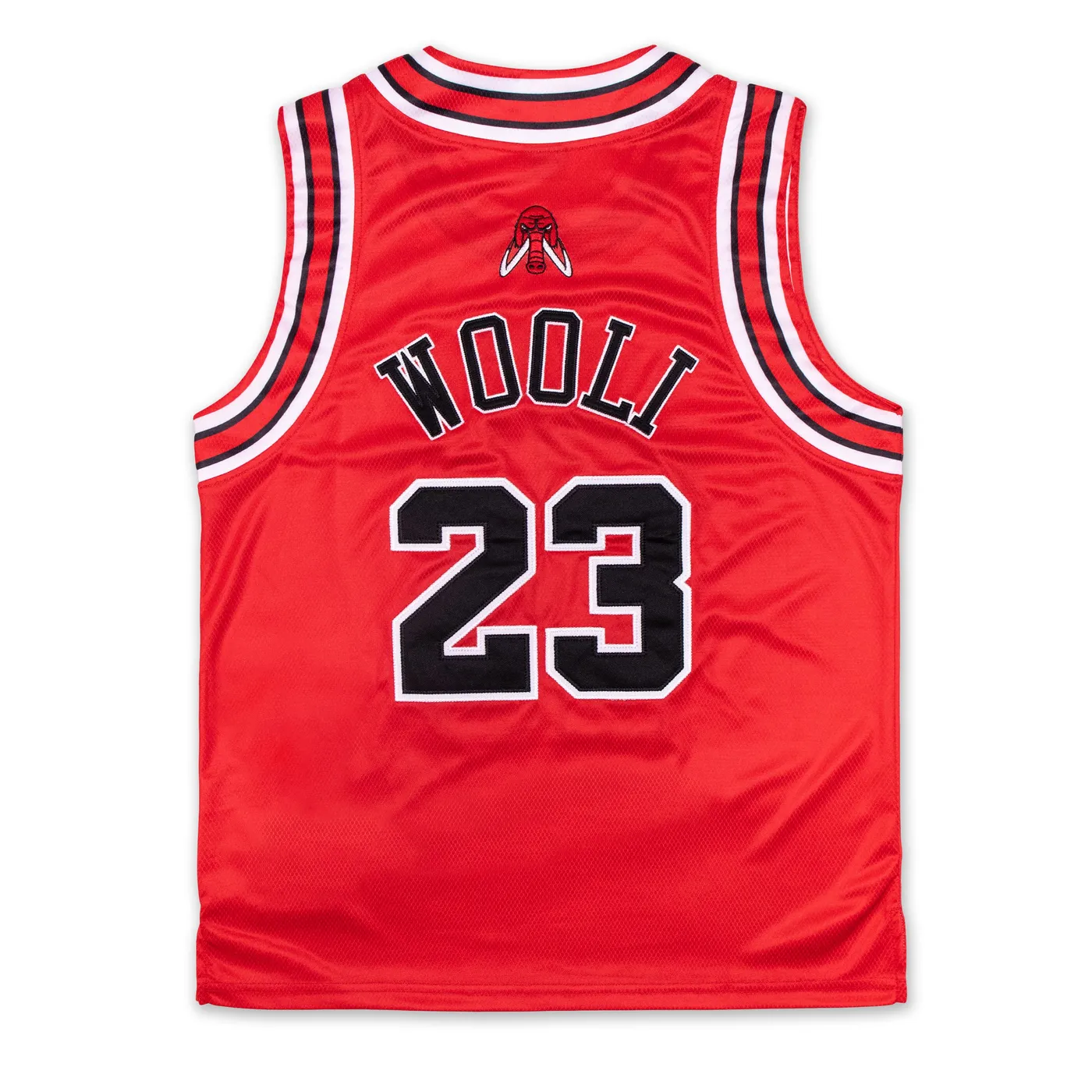 Wooli Red Chicago Basketball Jersey