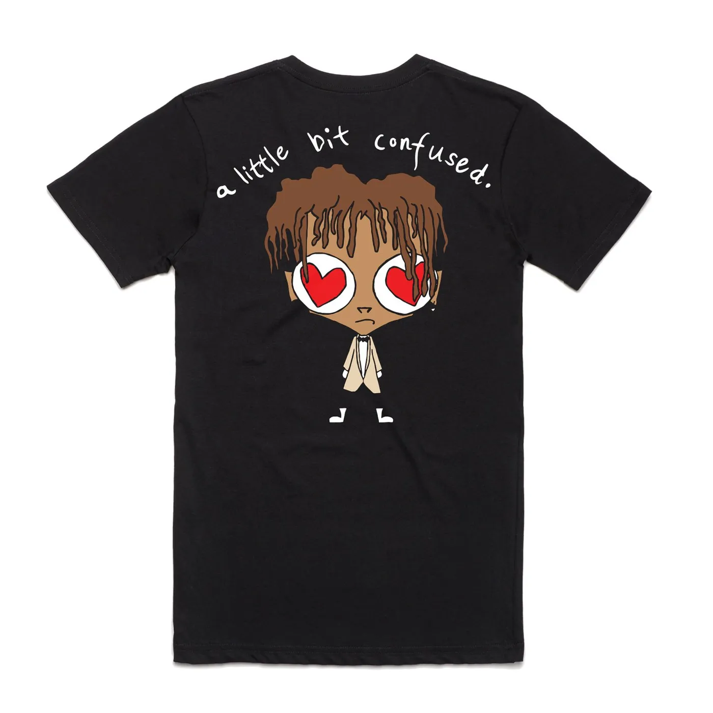 iann dior A Little Bit Confused Tee - Black