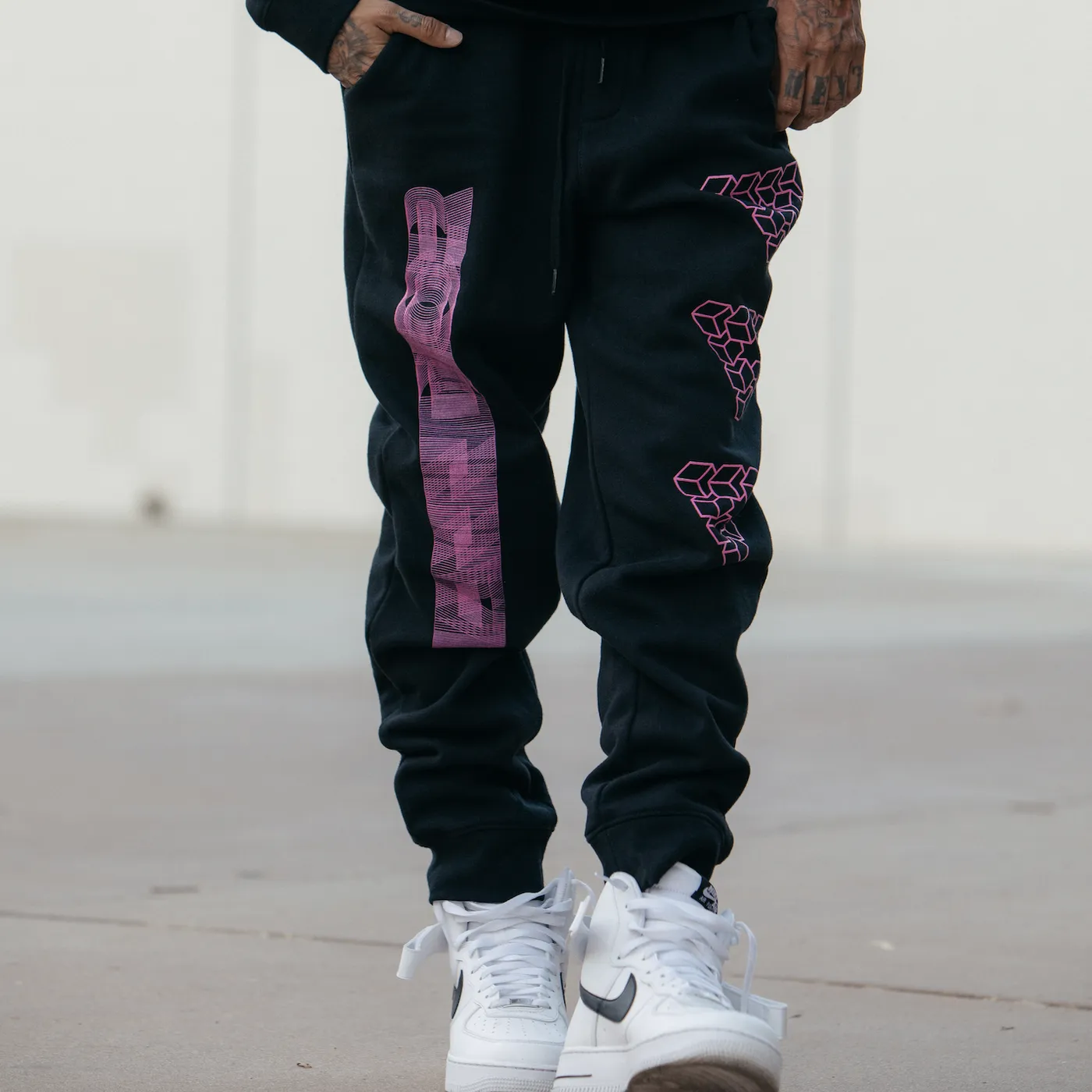 Iann Dior Haze Sweatpants / Black