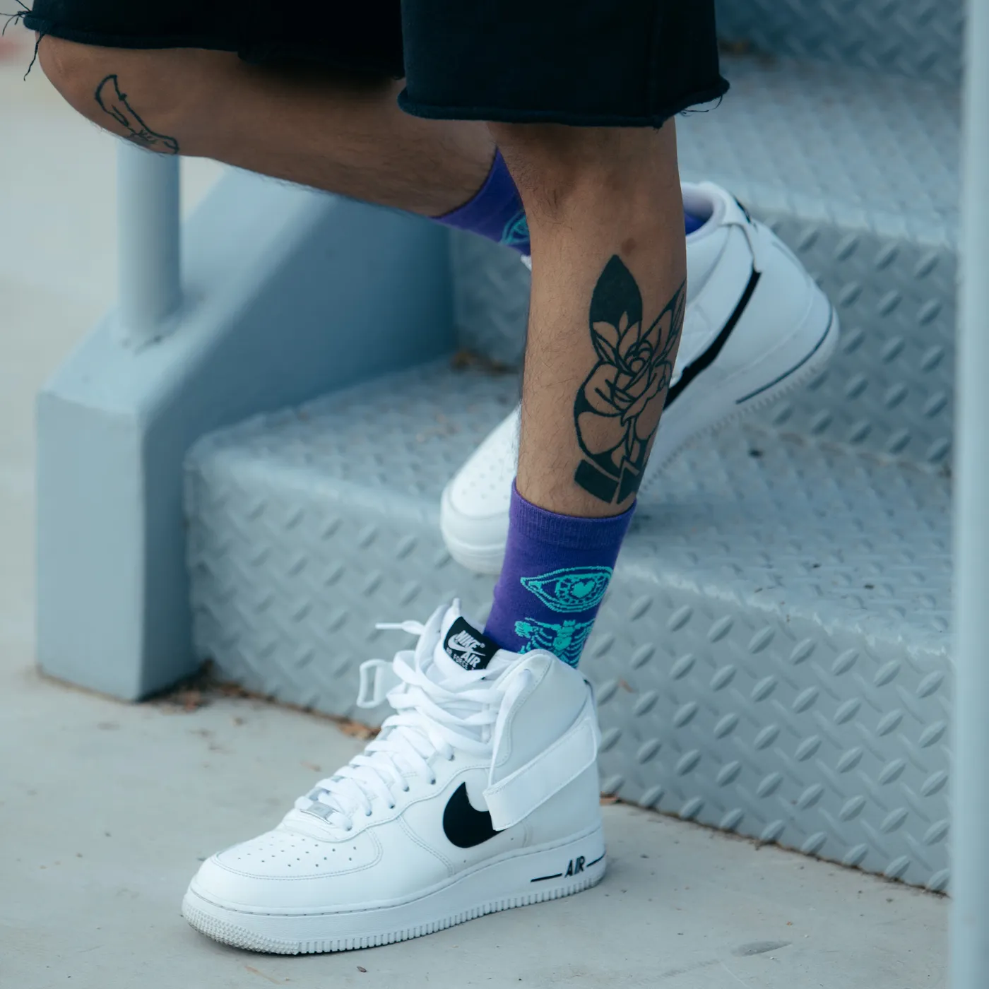 iann dior I'm Gone Socks / Purple