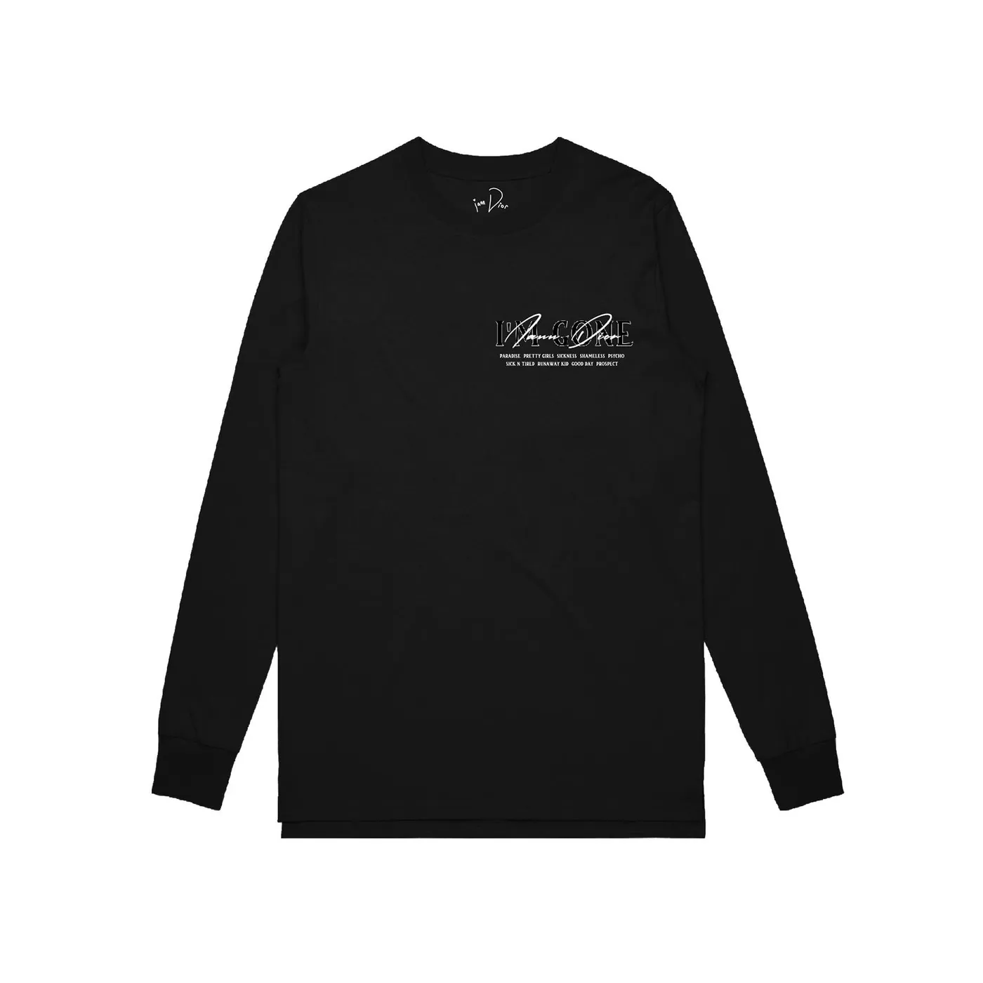 iann dior I'm Gone Long Sleeve / Black