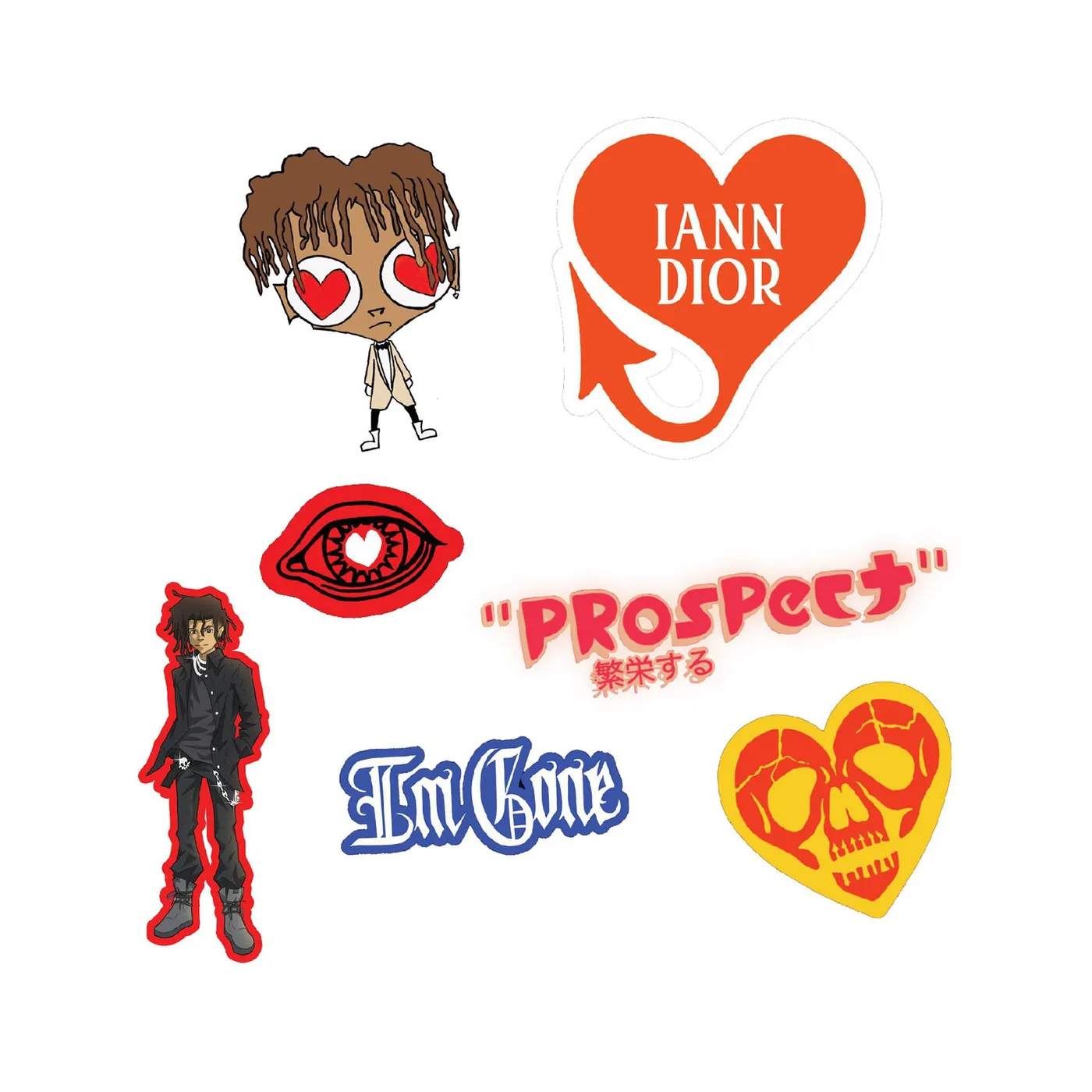 Iann Dior Summer Sticker Pack