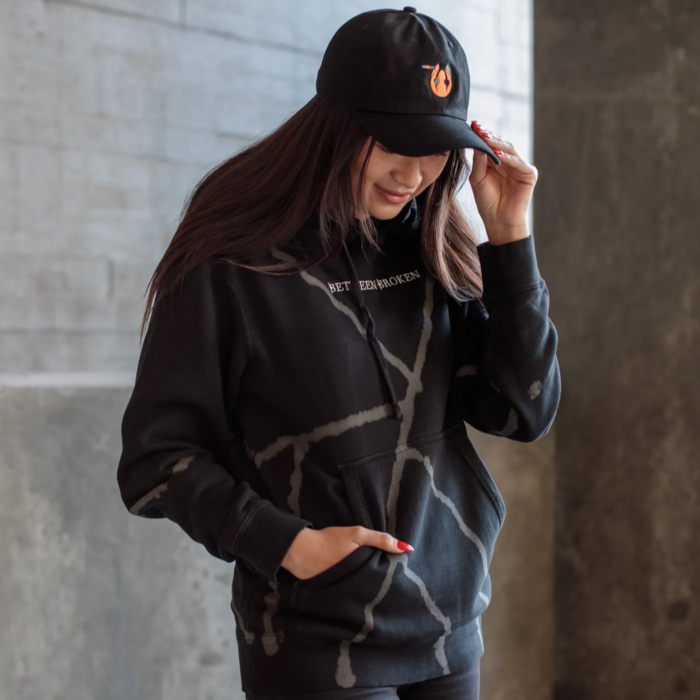 Dabin - Between Broken Kintsugi Dye Embroidered Hoodie