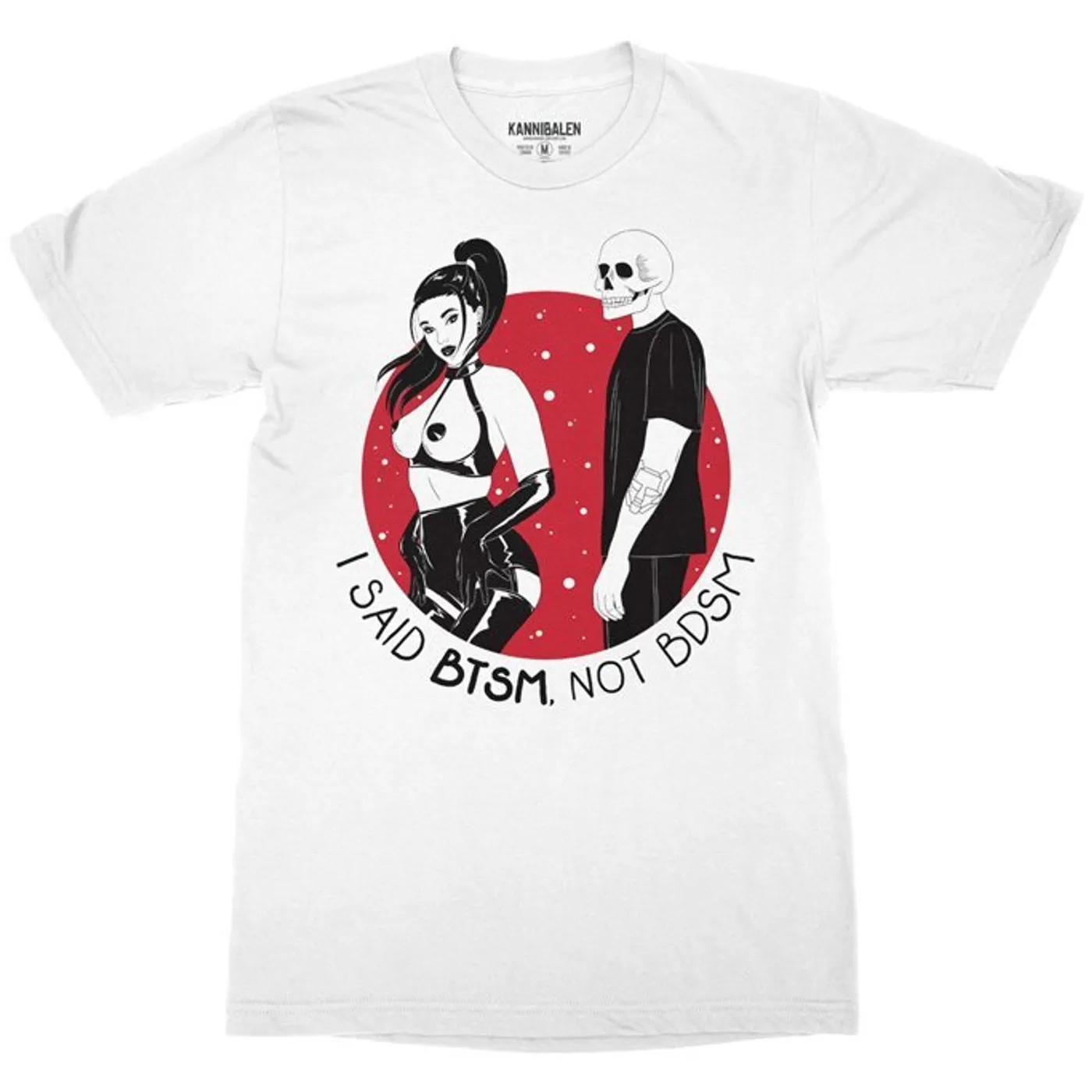 Black Tiger Sex Machine BTSM - Not B*SM White Tee