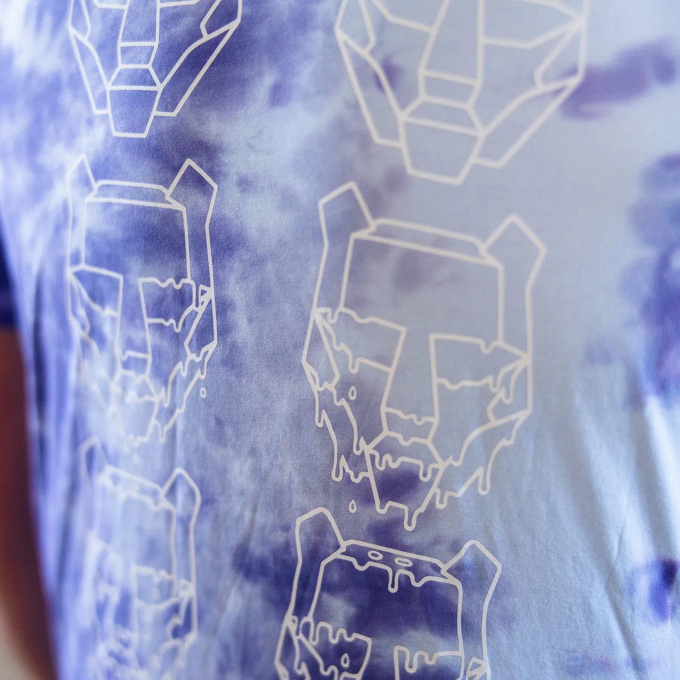 Black Tiger Sex Machine BTSM - Purple / Blue Dye Tee
