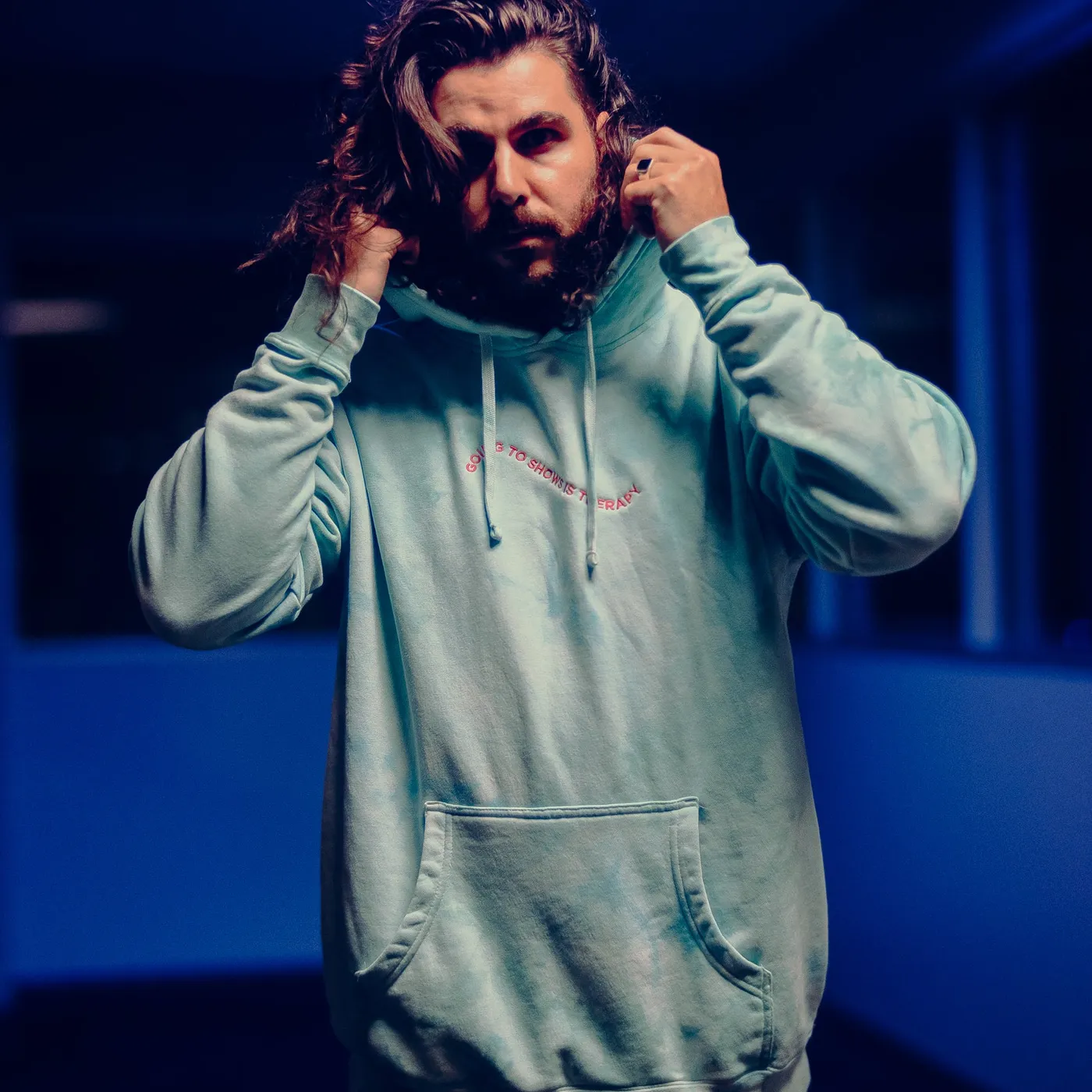 Black Tiger Sex Machine BTSM - Cyan Therapy Hoodie