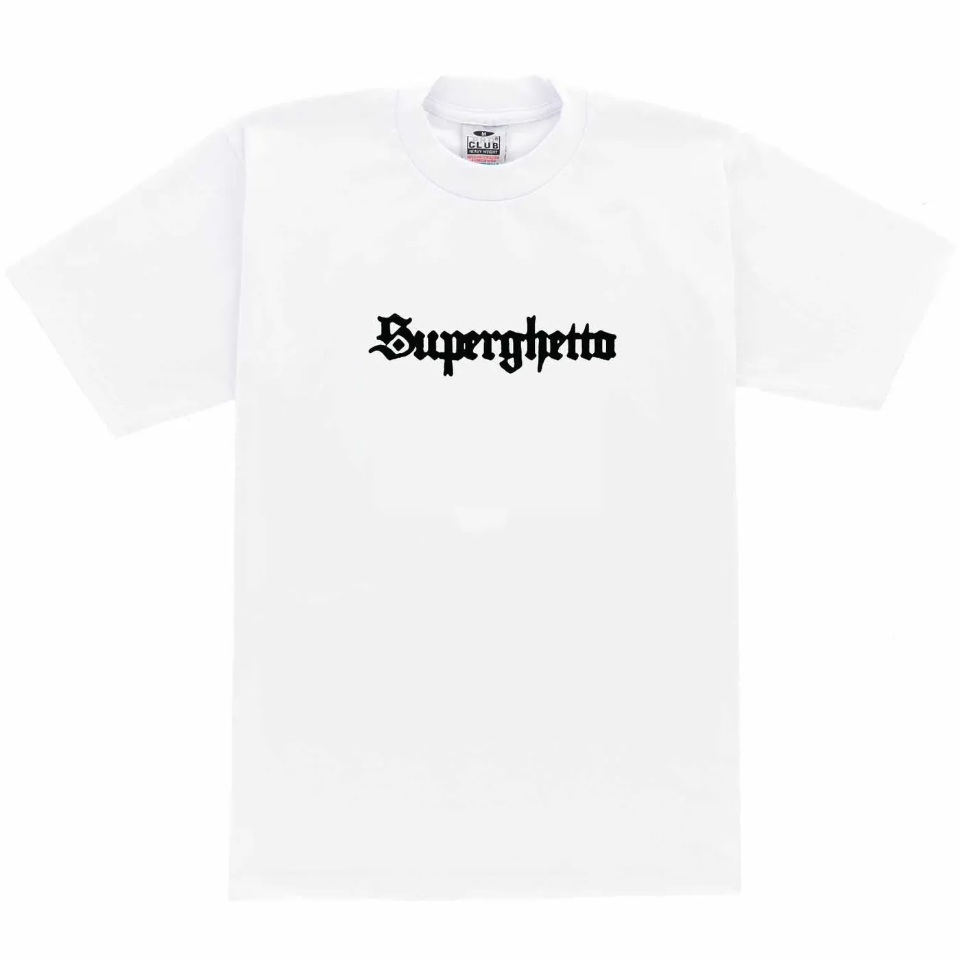 Buddy SUPERGHETTO WORD MARK TEE WHITE
