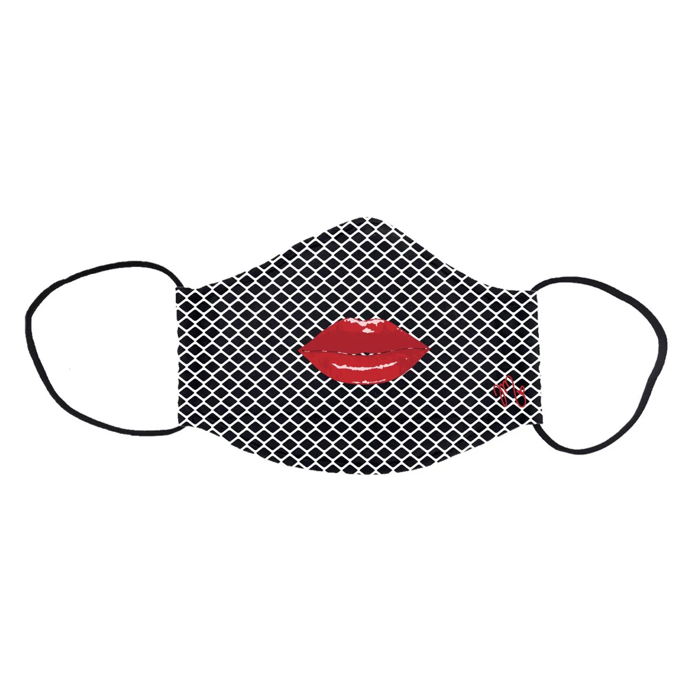 Julia Michaels Lips Face Mask / Fishnet