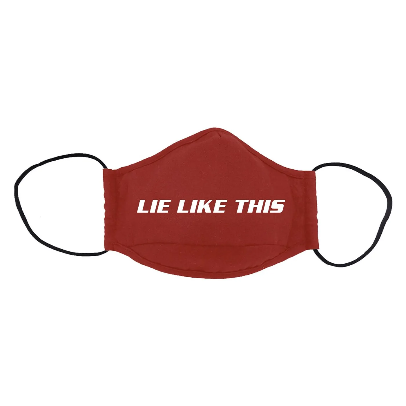 Julia Michaels Lie Like This Face Mask / Maroon