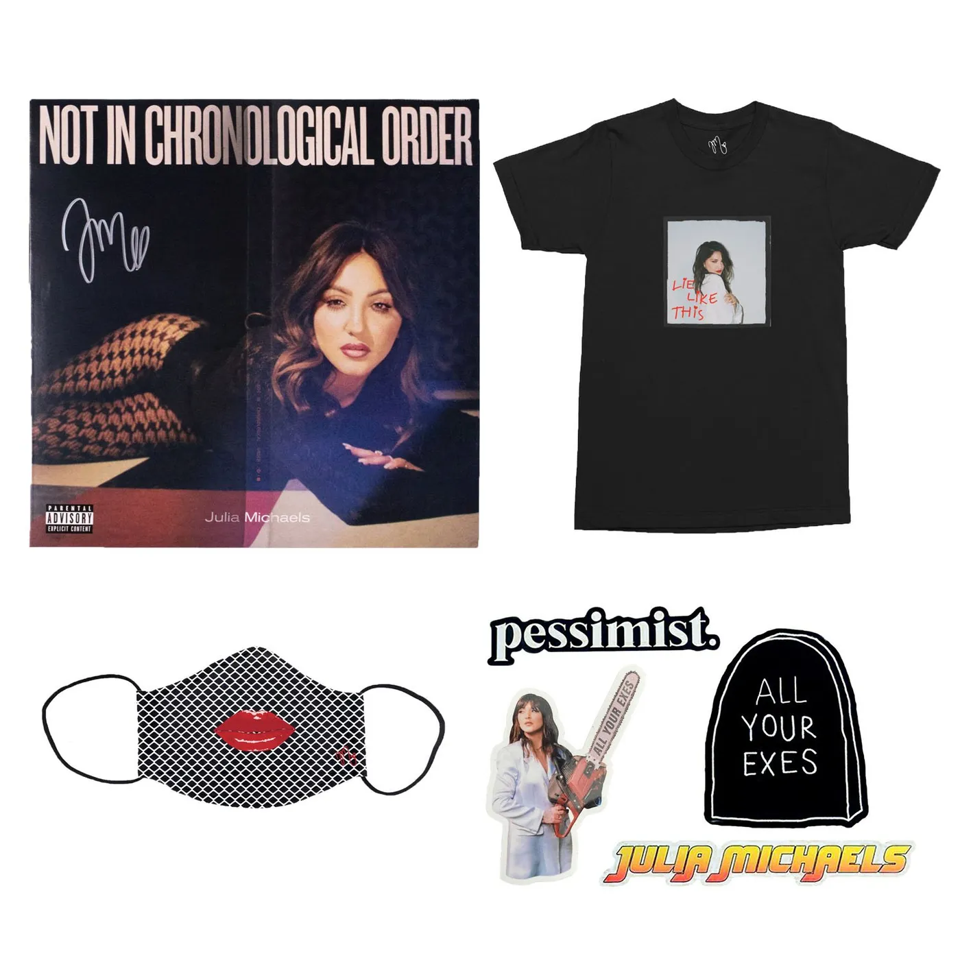 Julia Michaels 'Not In Chronological Order' Signed Vinyl Bundle 2