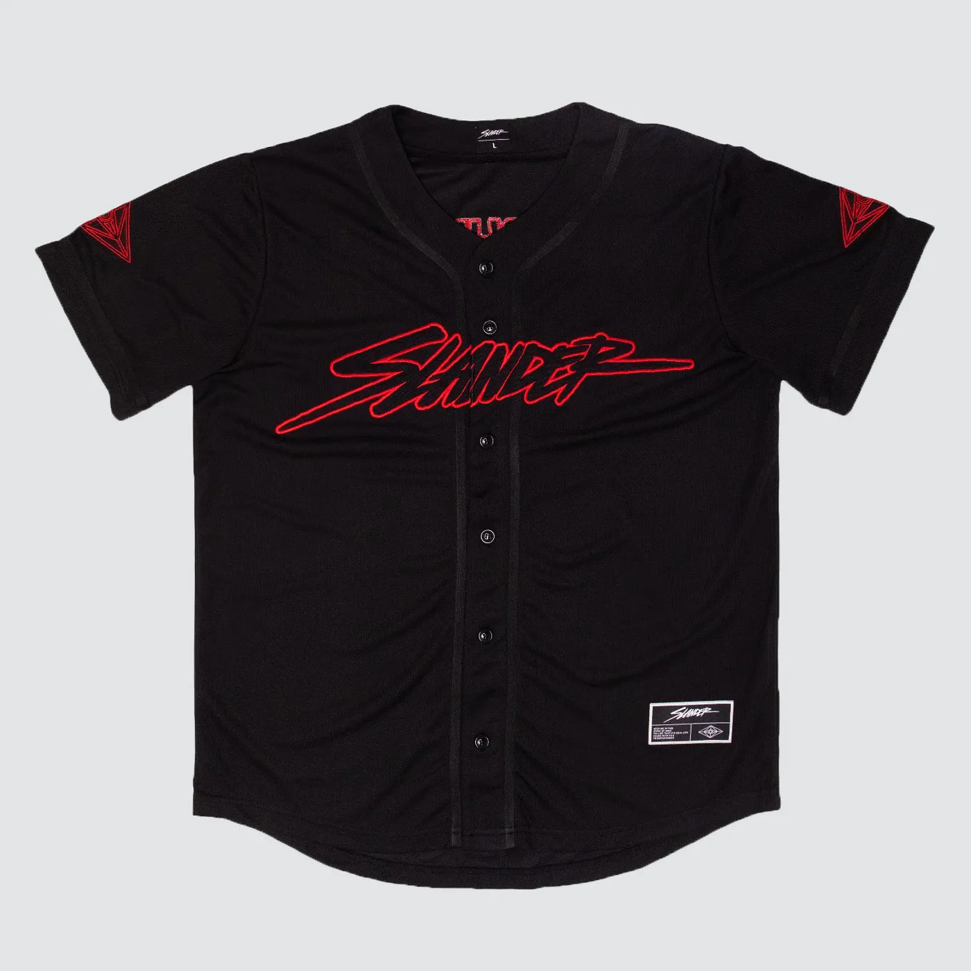 Slander Black/Red Festival Jersey