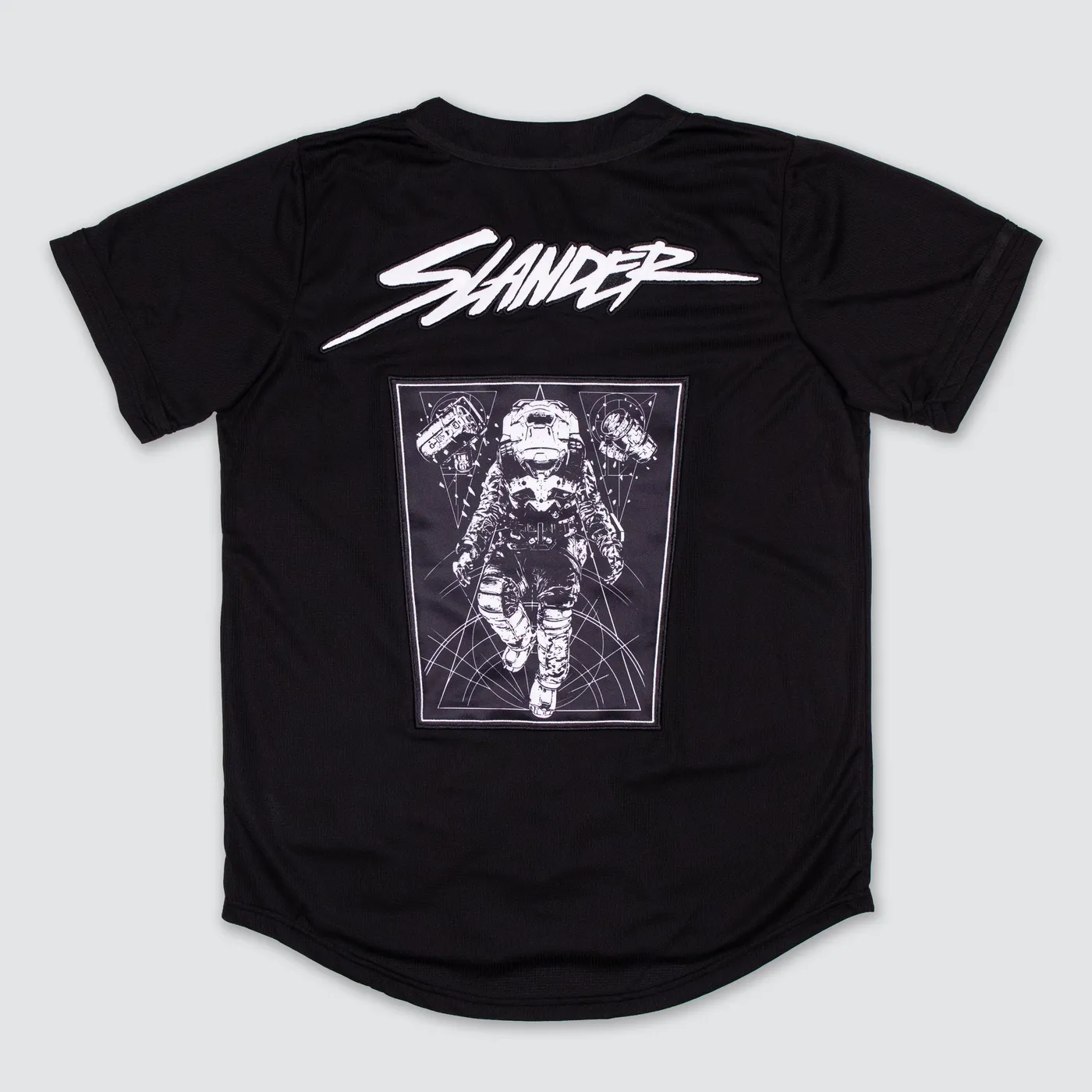 SLANDER SPACEMAN JERSEY - BLACK/WHITE