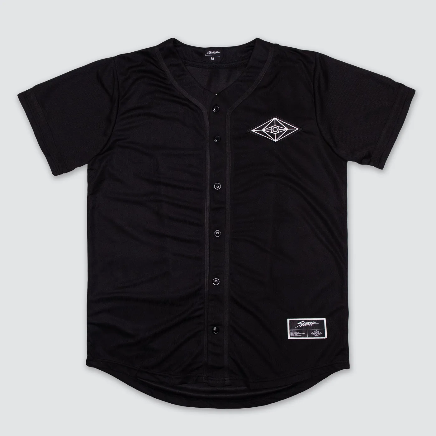 SLANDER SPACEMAN JERSEY - BLACK/WHITE