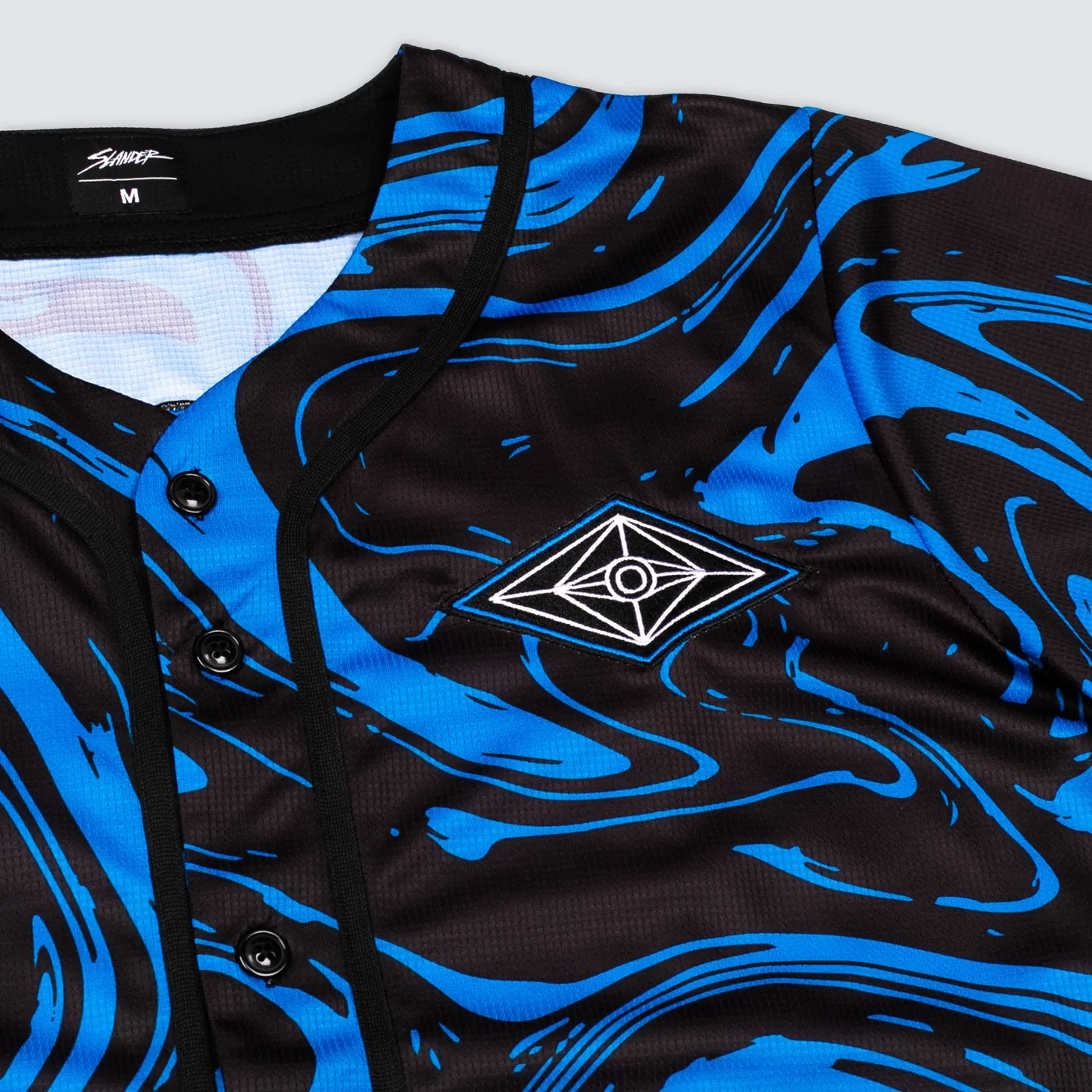 SLANDER SPACEMAN JERSEY - BLUE/BLACK MARBLE