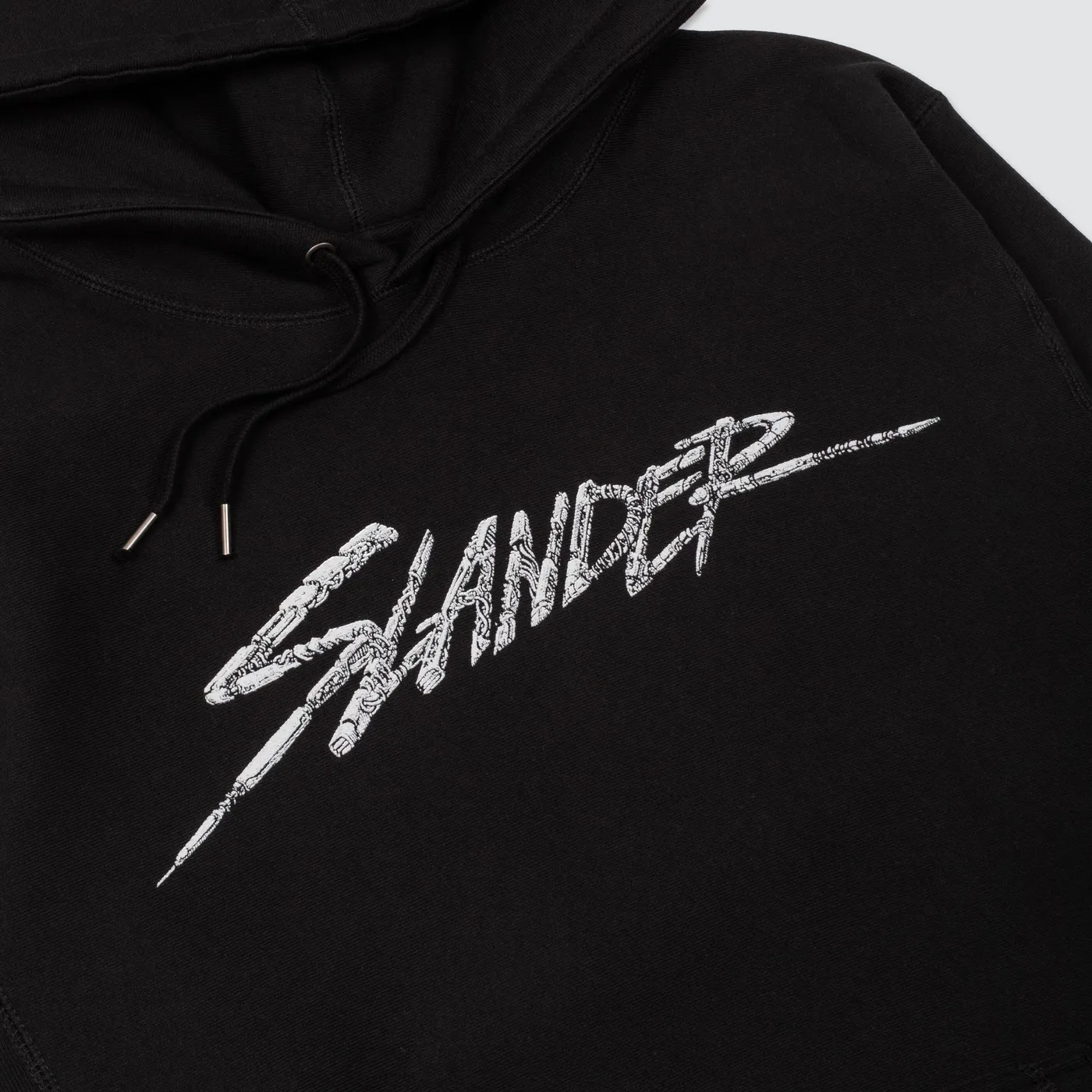 SLANDER Black Mechanical Hoodie (Heavyweight)