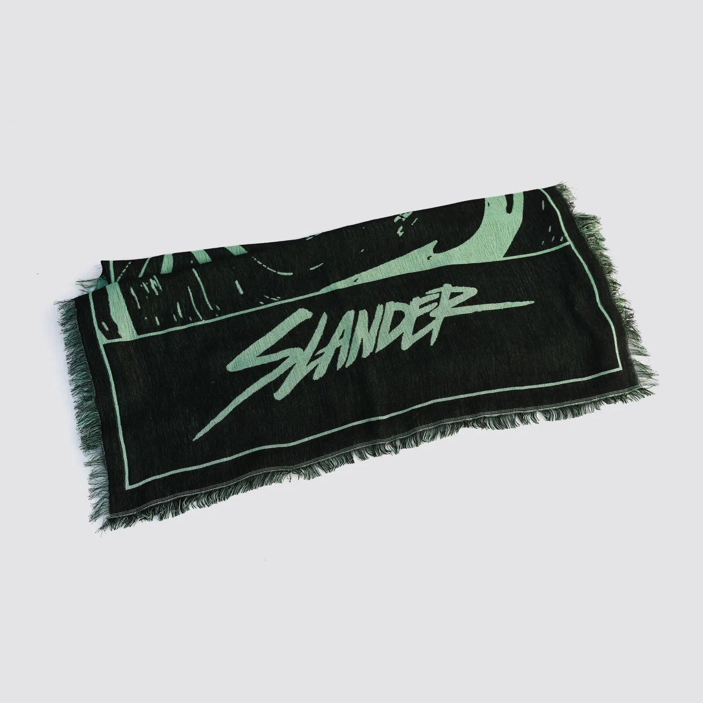 SLANDER PASHMINA - MINT/BLACK MARBLE