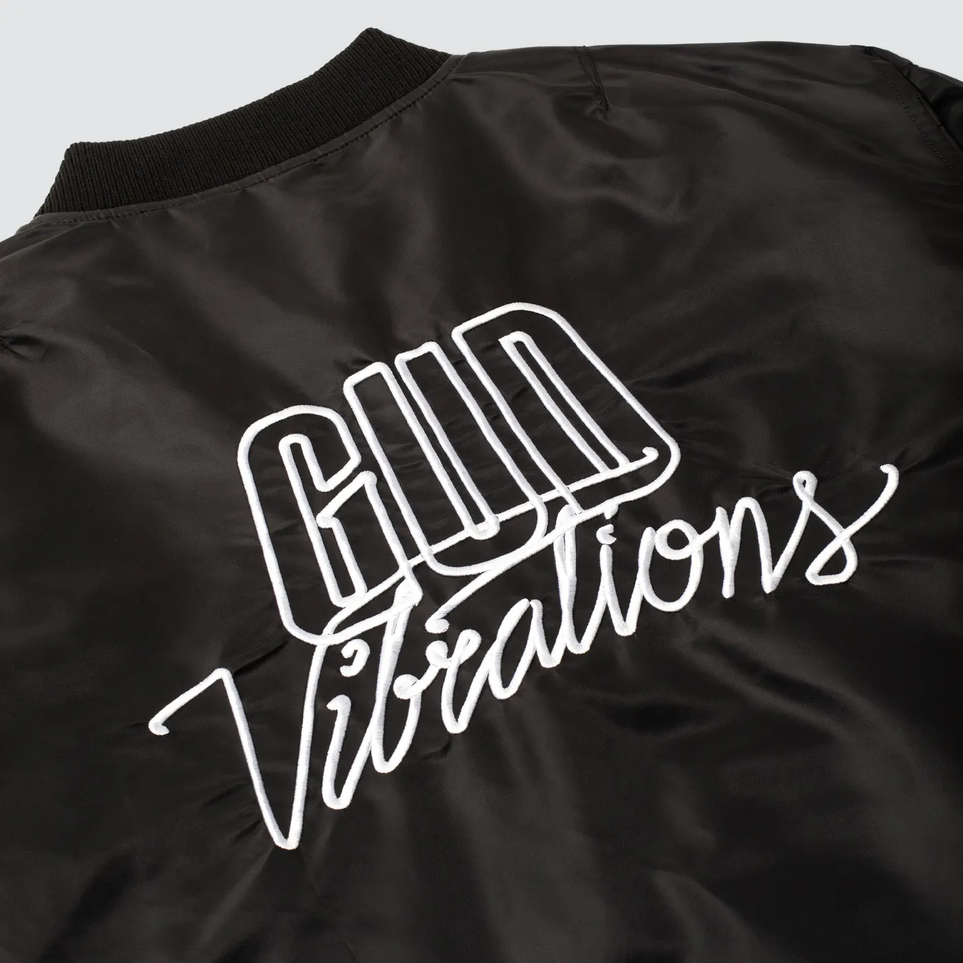 SLANDER Gud Vibrations Bomber Jacket