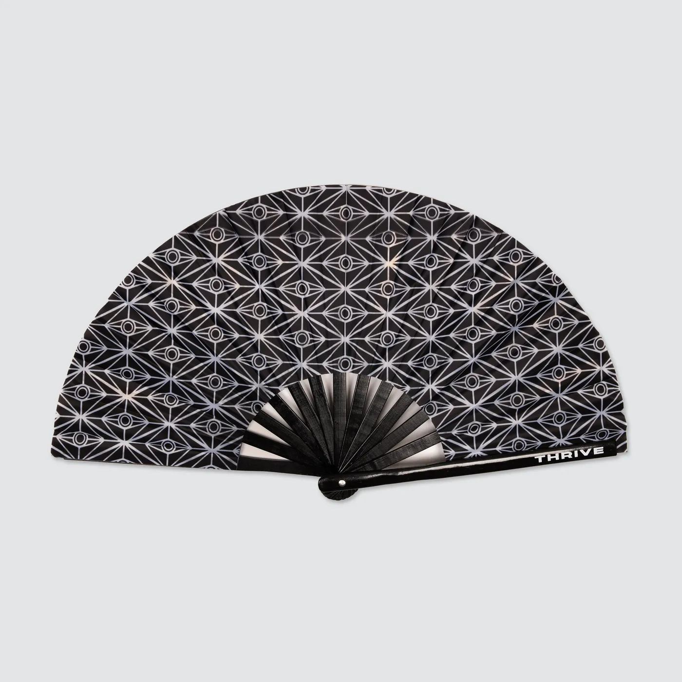 SLANDER Black & White Hand Fan
