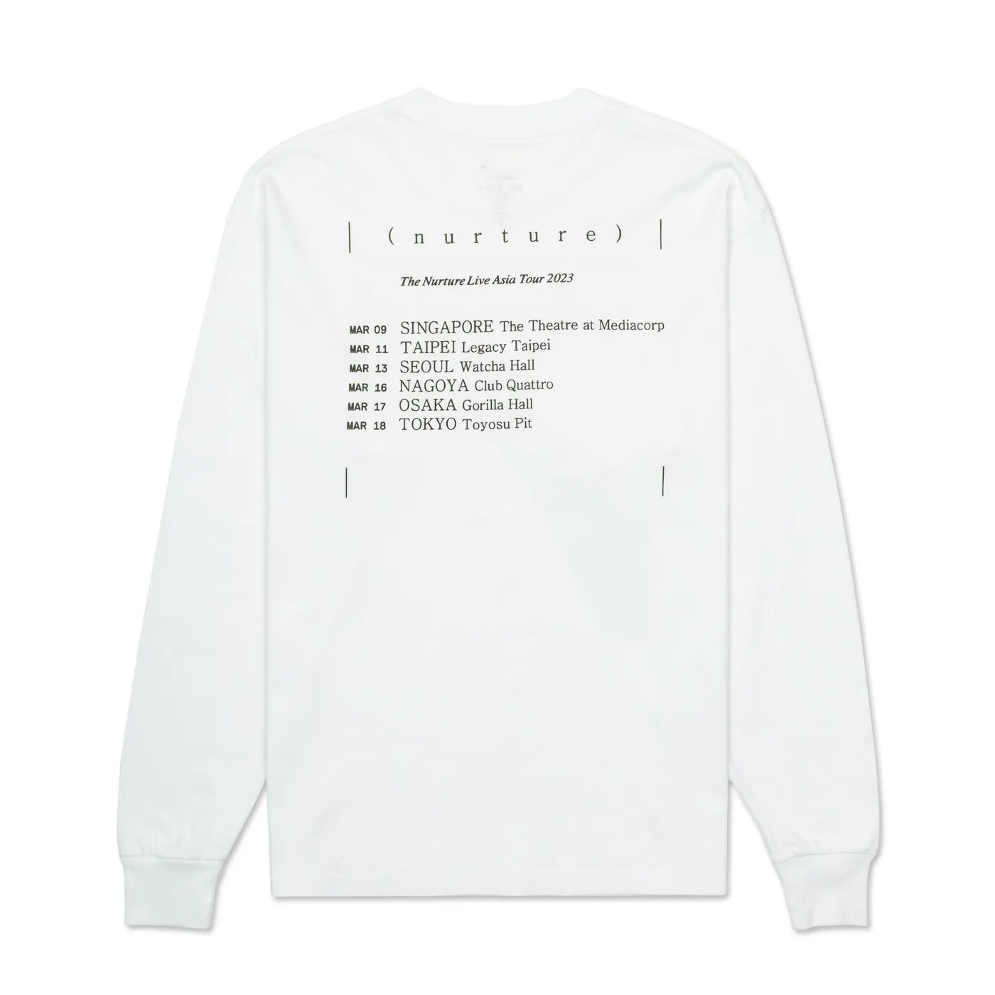 Porter Robinson nurture asia tour long sleeve