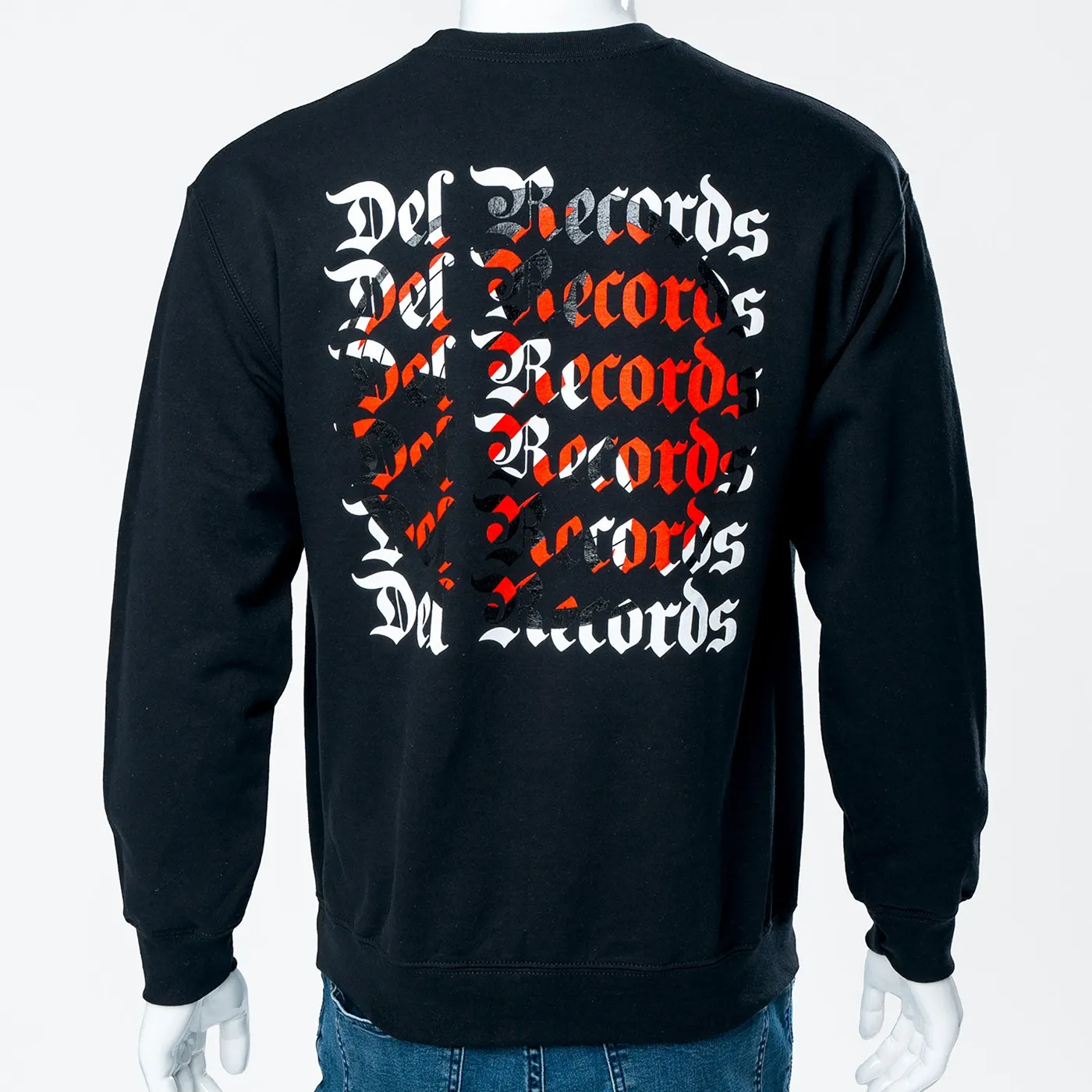DEL Records Old English Crew Sweatshirt