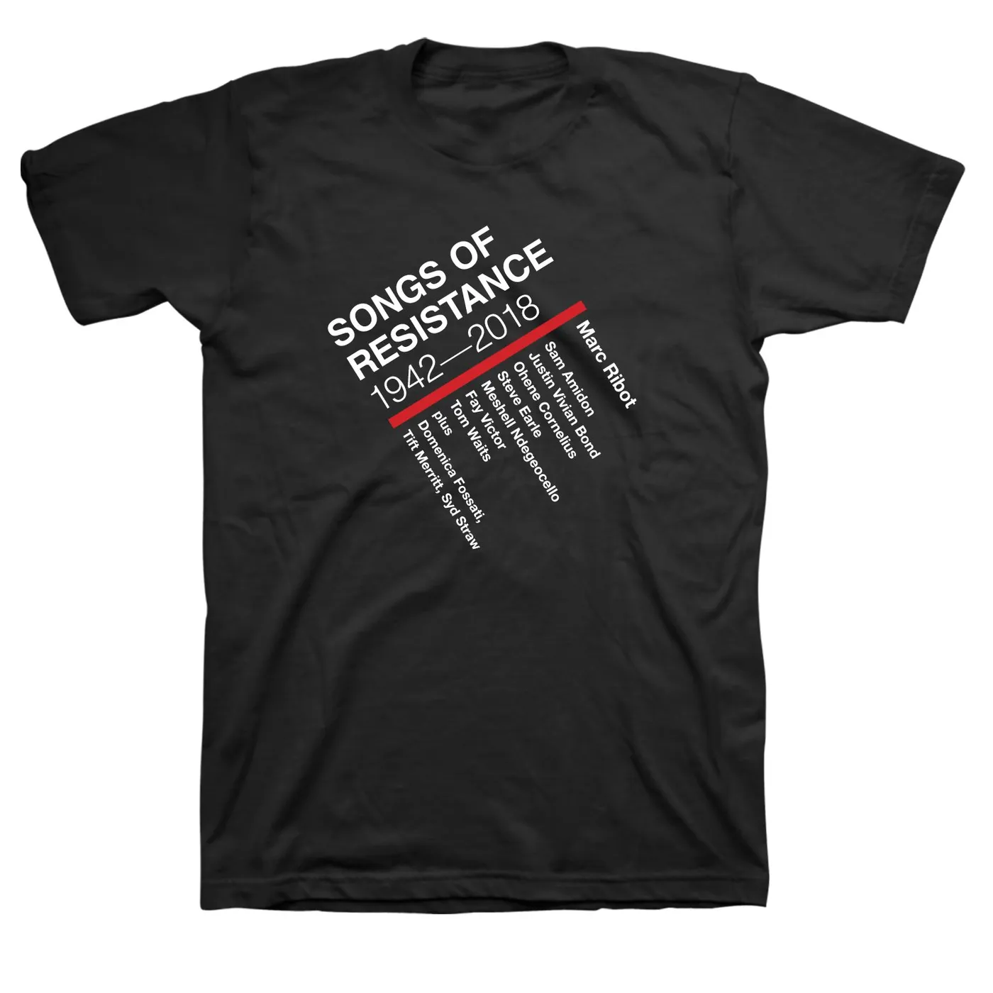 Marc Ribot Songs of Resistance T-shirt (Black)