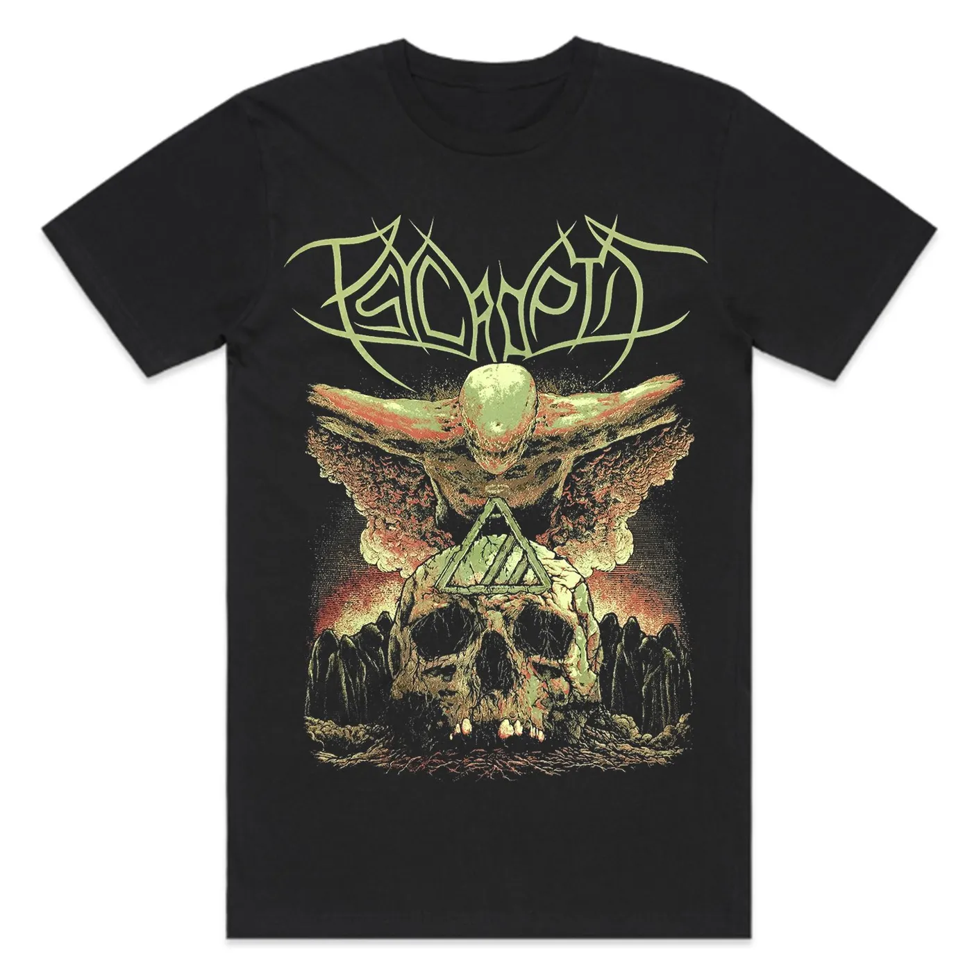 Psycroptic Skull Kingdom Downs T-Shirt (Black)