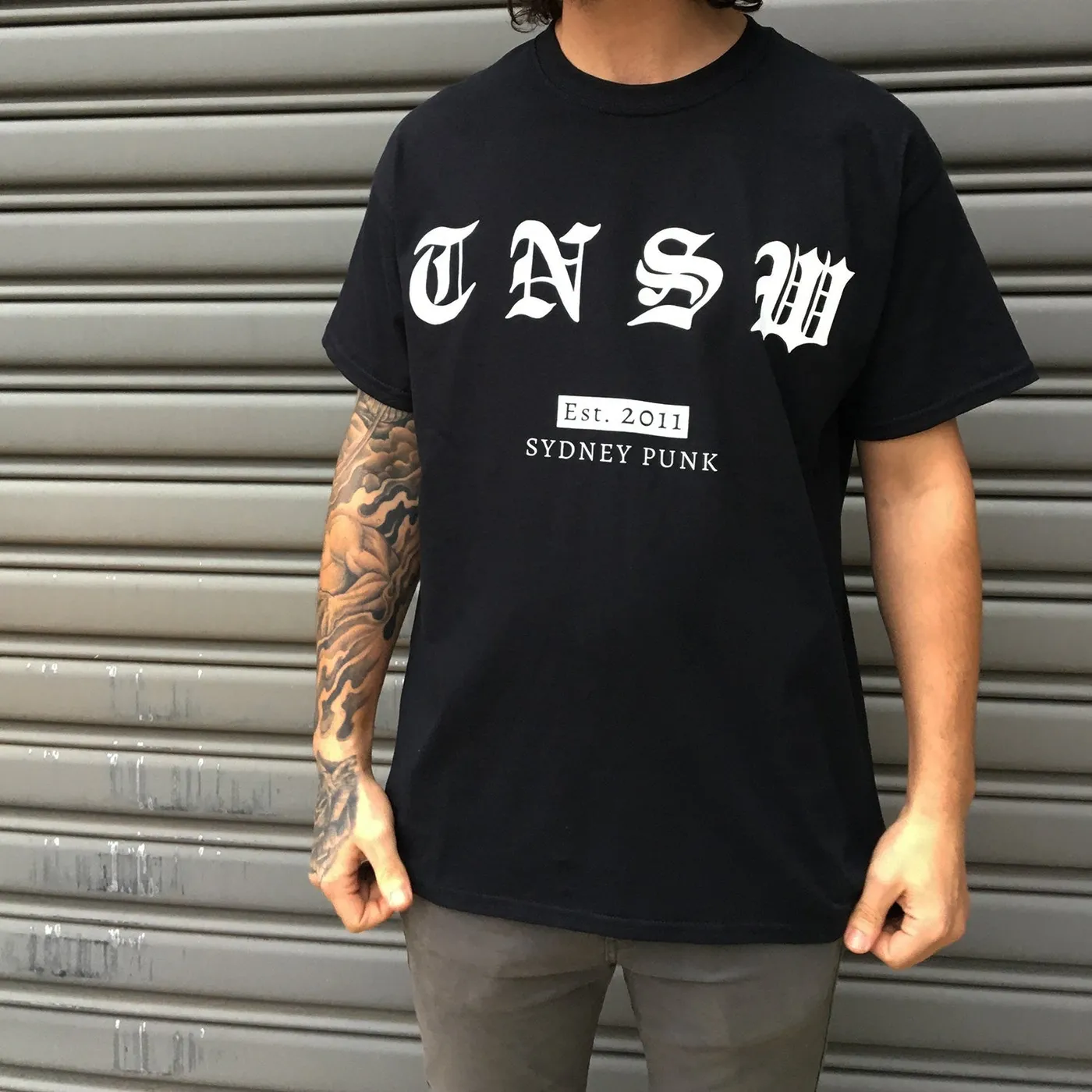 These New South Whales Old Skool Tee (Black)