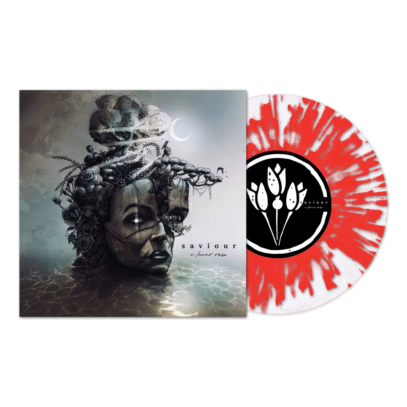 Saviour A Lunar Rose LP (Clear with Red splatter 180g) (Vinyl)