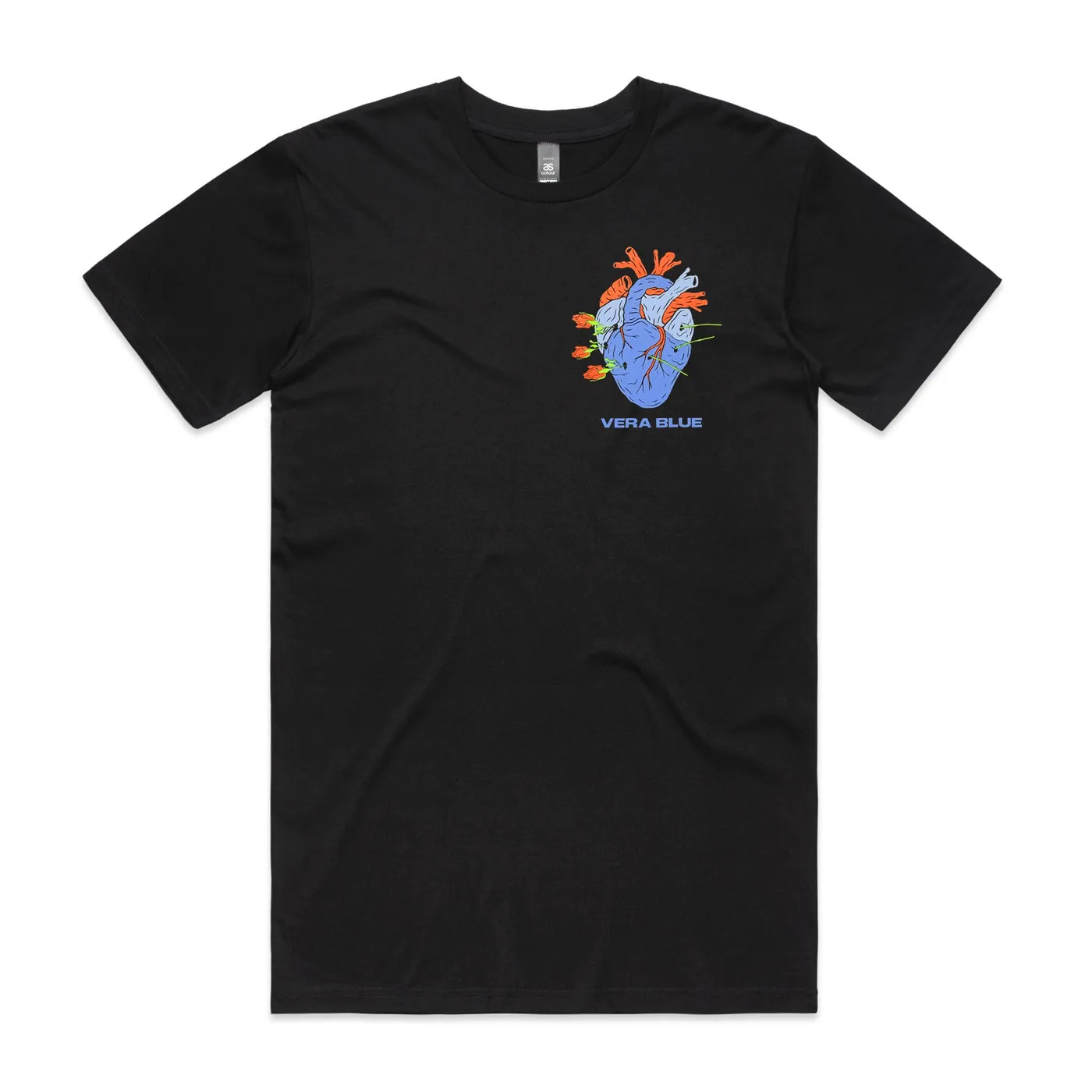 Vera Blue Heart T-shirt (Black)