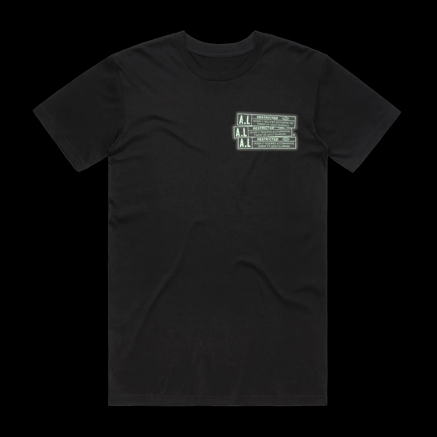 Alex Lahey Sucker For Punishment Tee (Black/Glow In the Dark)