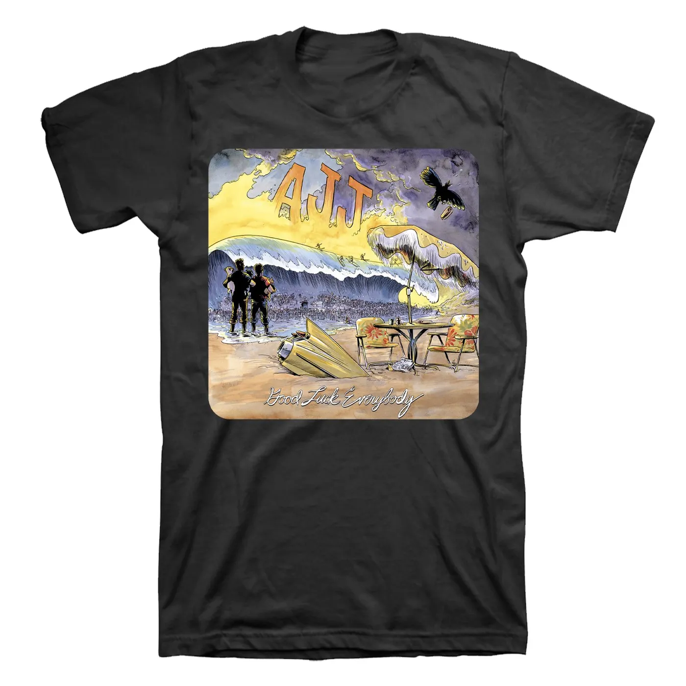 AJJ Good Luck Everybody T-shirt (Black)
