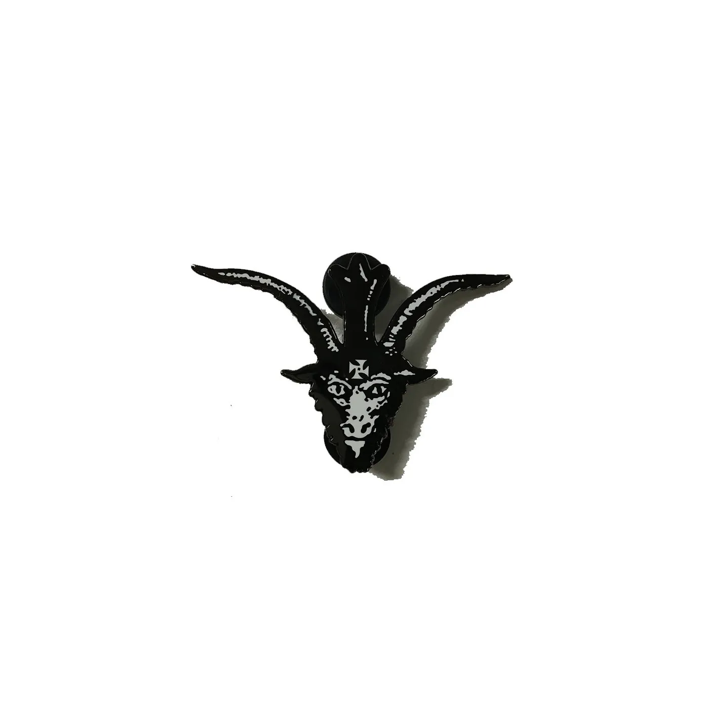 Integrity Goat Head Enamel Pin