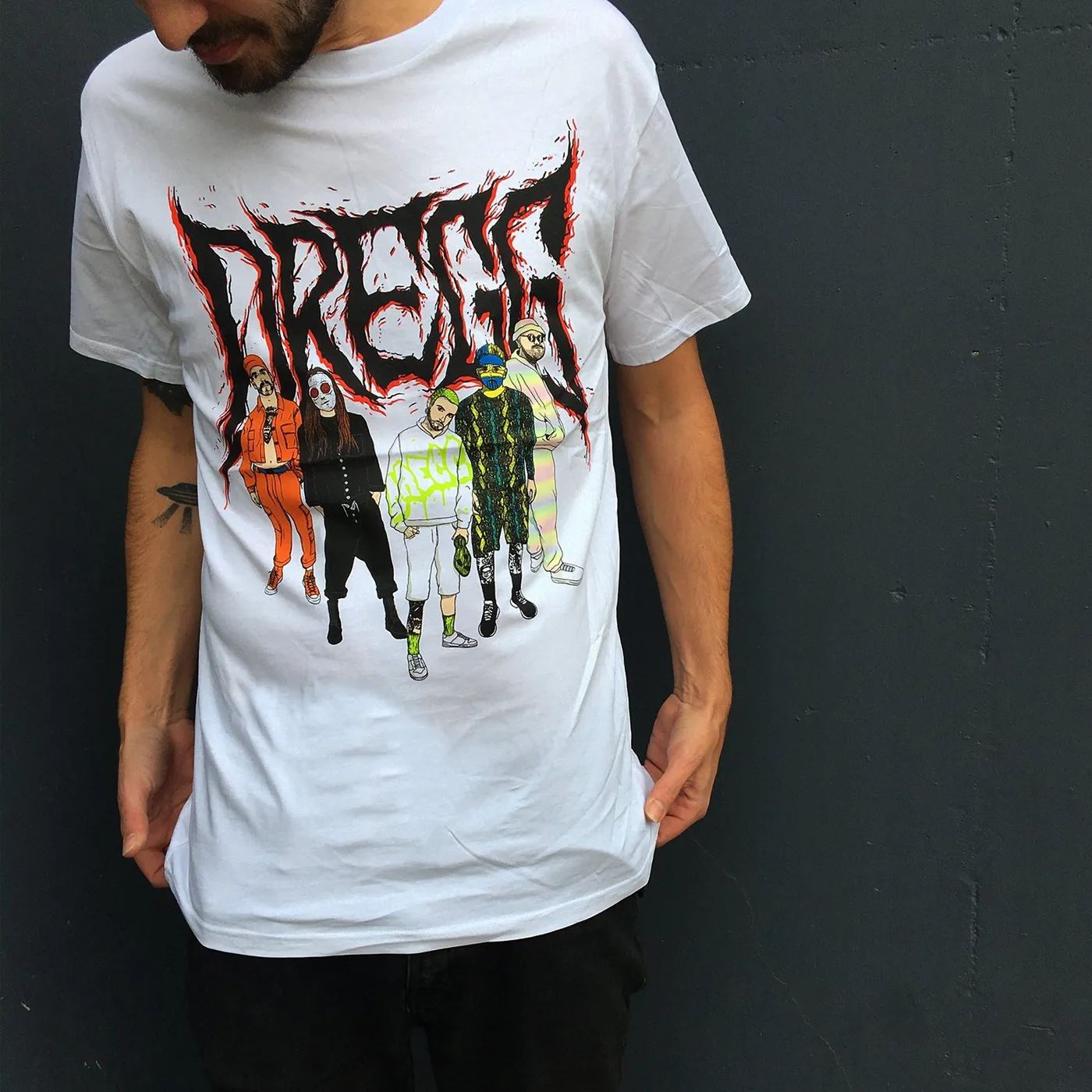 DREGG Cartoon Tee (White)