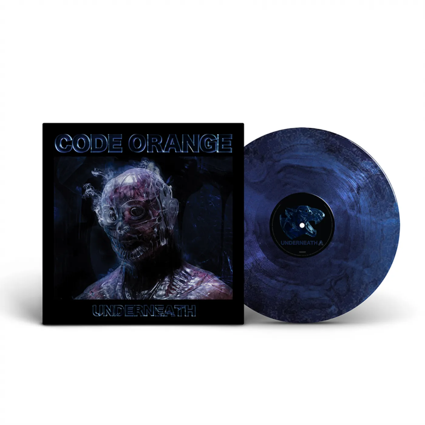 Code Orange Underneath LP (Translucent Blue & Black) (Vinyl)