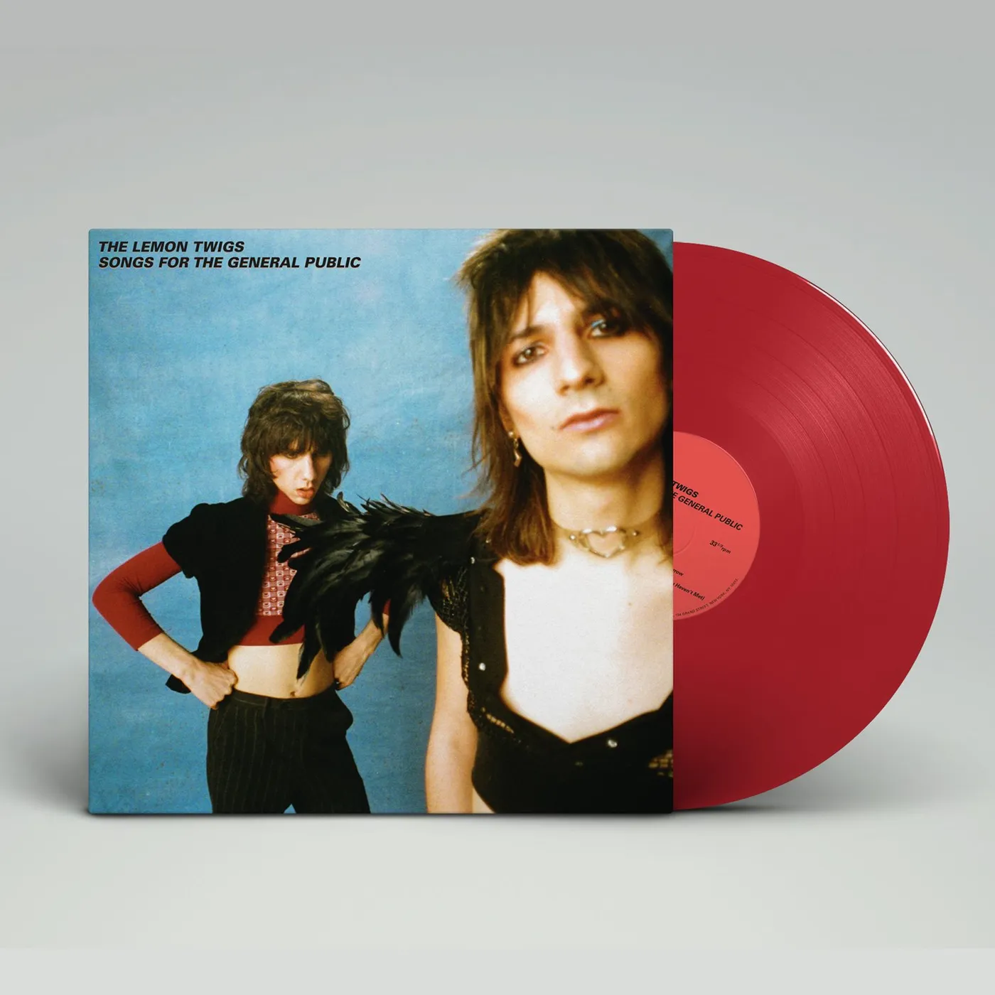 The Lemon Twigs Songs For The General Public LP (Opaque Red) (Vinyl)