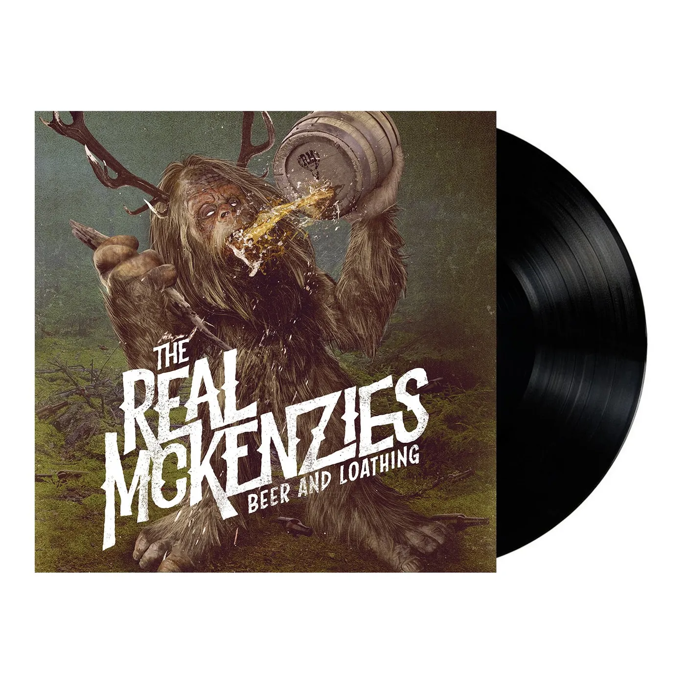 The Real McKenzies Beer and Loathing LP (Black) (Vinyl)