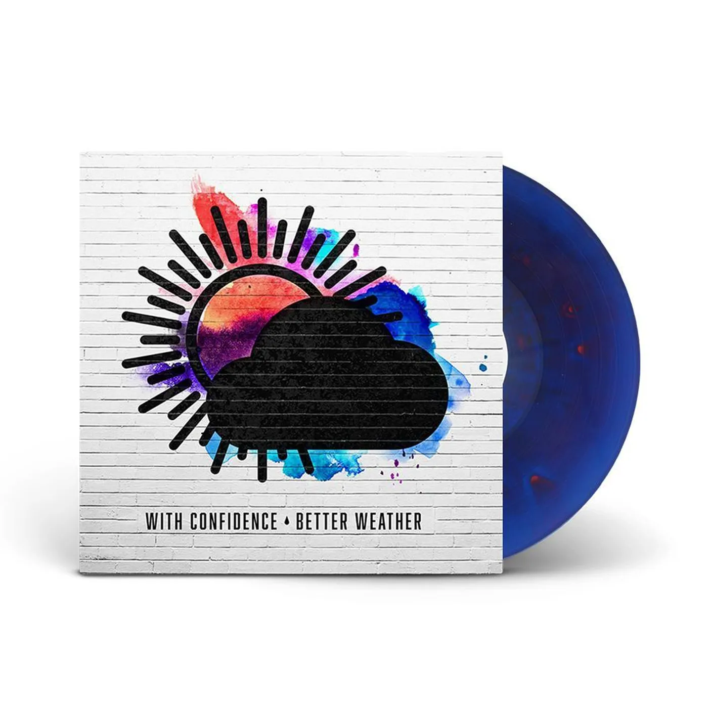 With Confidence Better Weather LP (Transparent Blue/Transparent Purple w/ Red Splatter) (Vinyl)