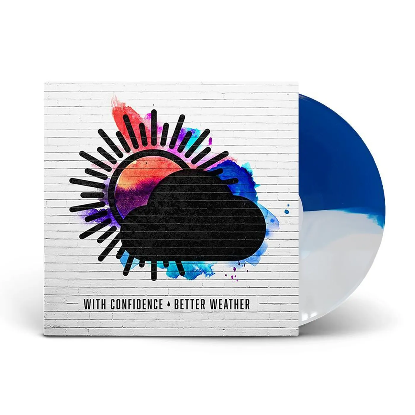 With Confidence Better Weather LP (Half White/Half Transparent Blue) (Vinyl)