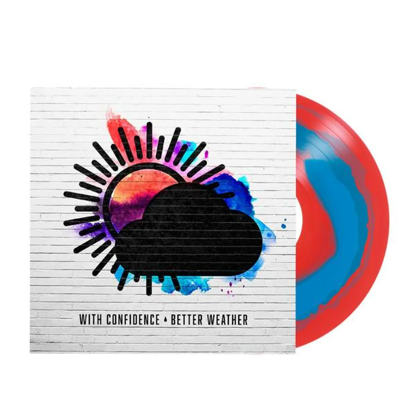 With Confidence Better Weather LP (Red/Blue Smash) (Vinyl)