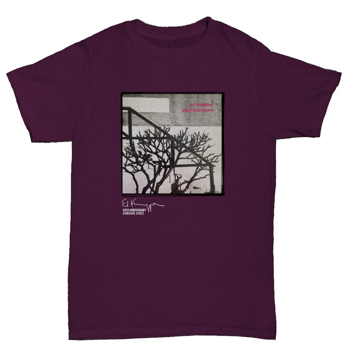 Ed Kuepper Electrical Storm T-shirt (Maroon)