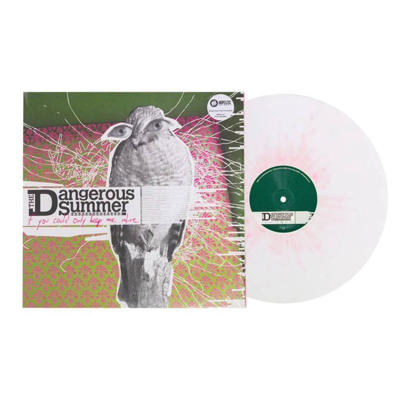 The Dangerous Summer If Only You Could Keep Me Alive Vinyl EP (White w/ Pink Splatter)