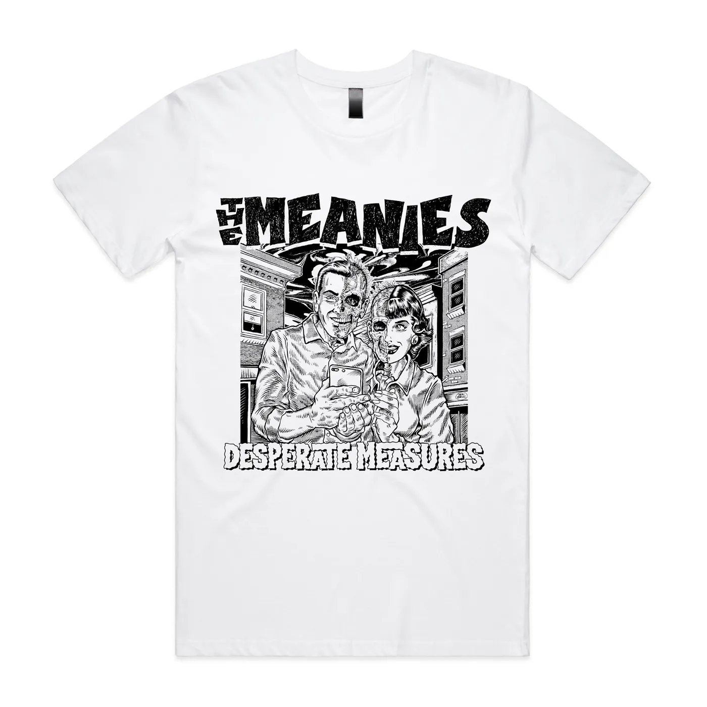 The Meanies Desperate Measures T-shirt (White)
