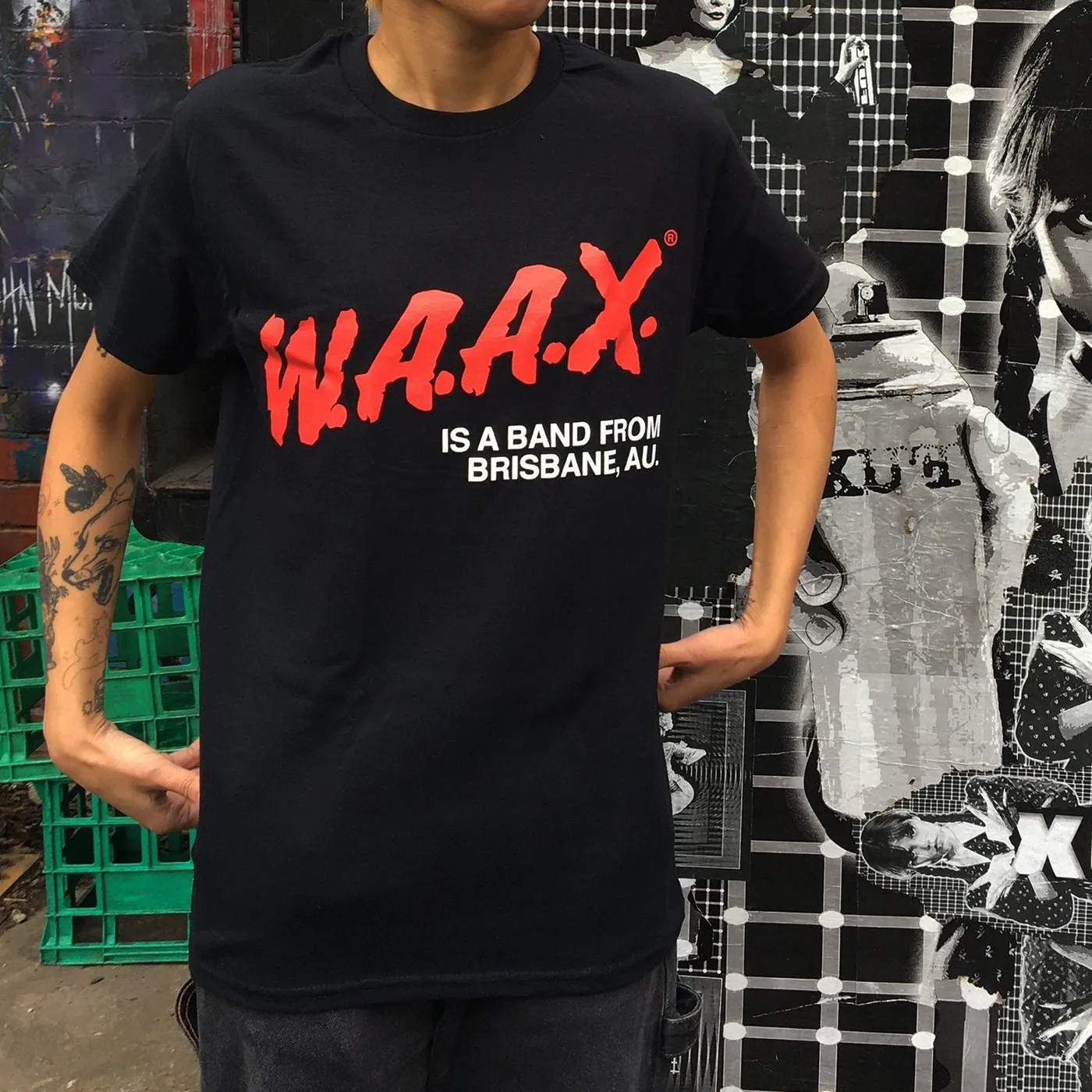 WAAX W.A.A.X. T-shirt (Black)