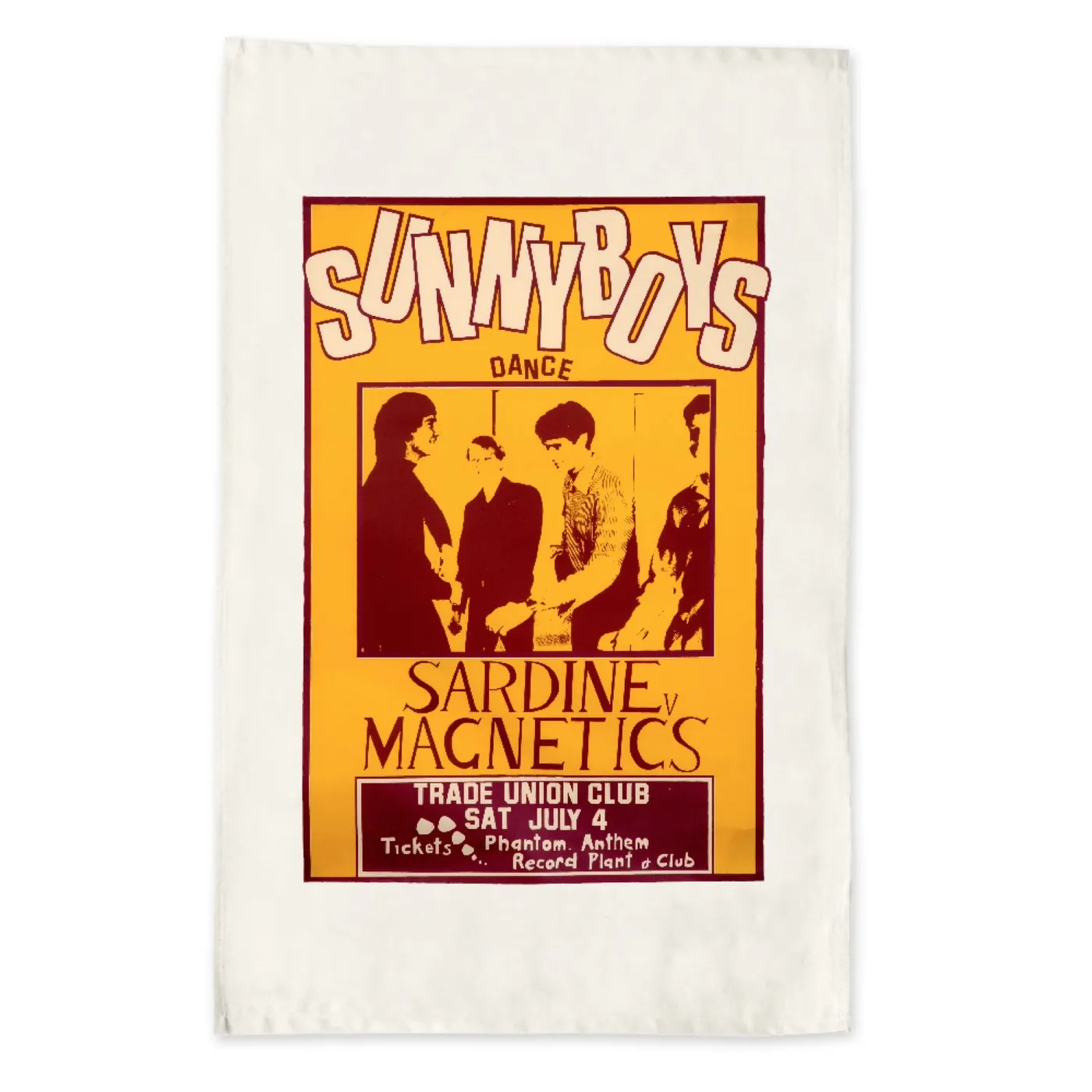 Sunnyboys Trade Union Club Tea Towel