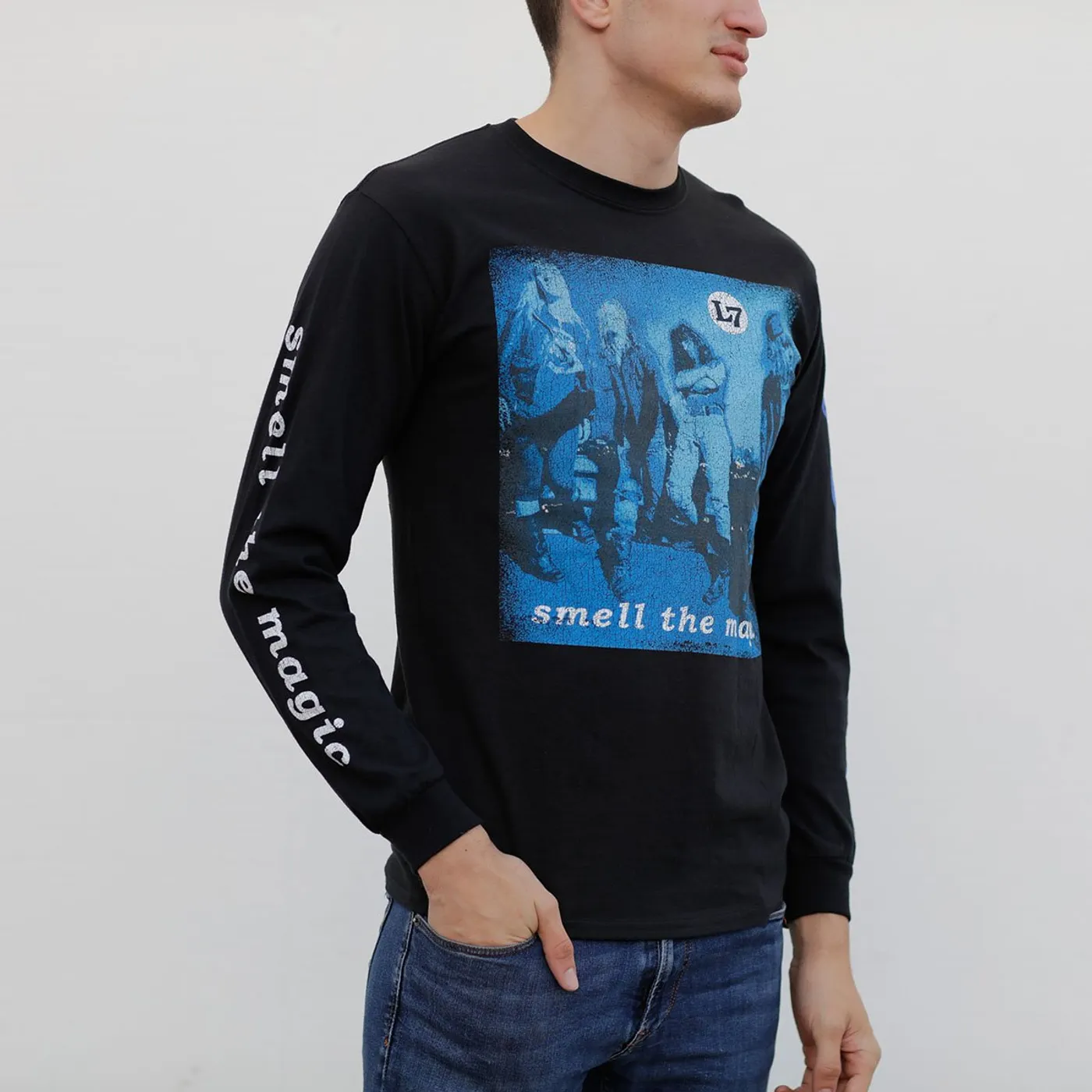 L7 Smell the Magic Vintage Album Longsleeve (Black)