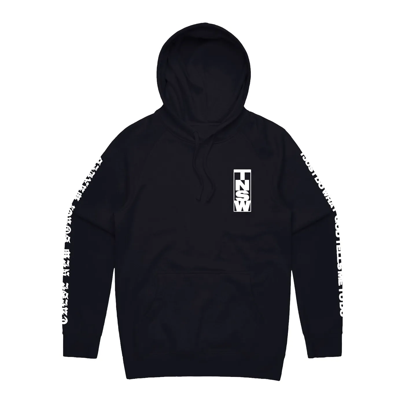 These New South Whales I Just Do What God Tells Me To Do Hoodie (Black)