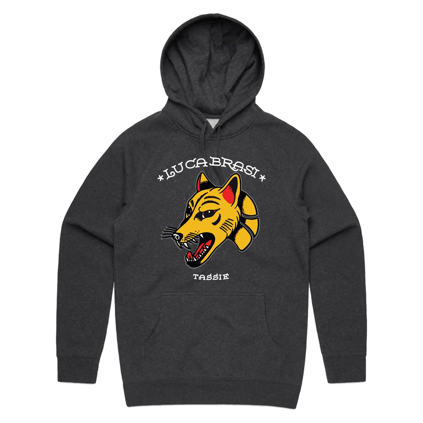 Luca Brasi Tiger Hoodie (Asphalt Marle)