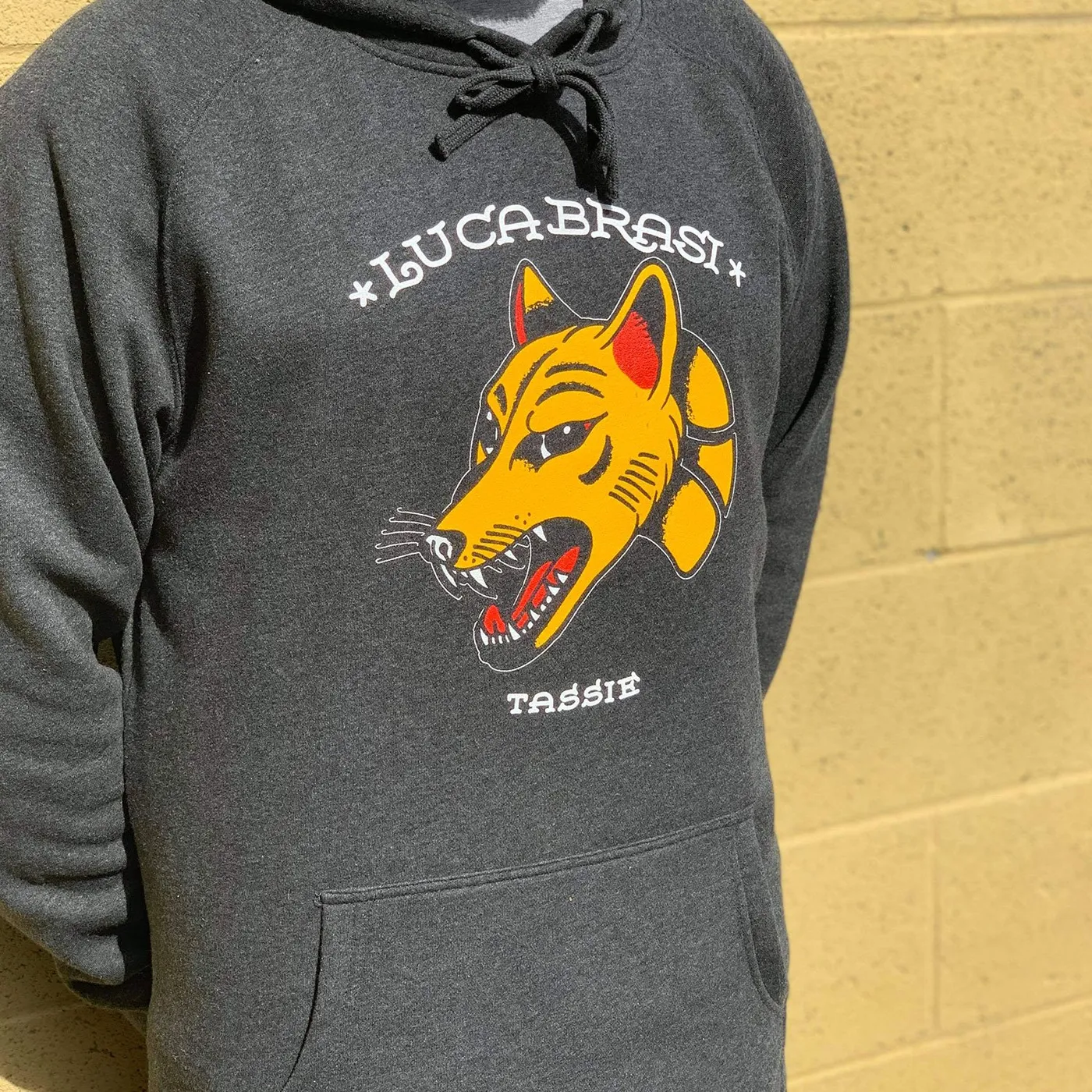 Luca Brasi Tiger Hoodie (Asphalt Marle)